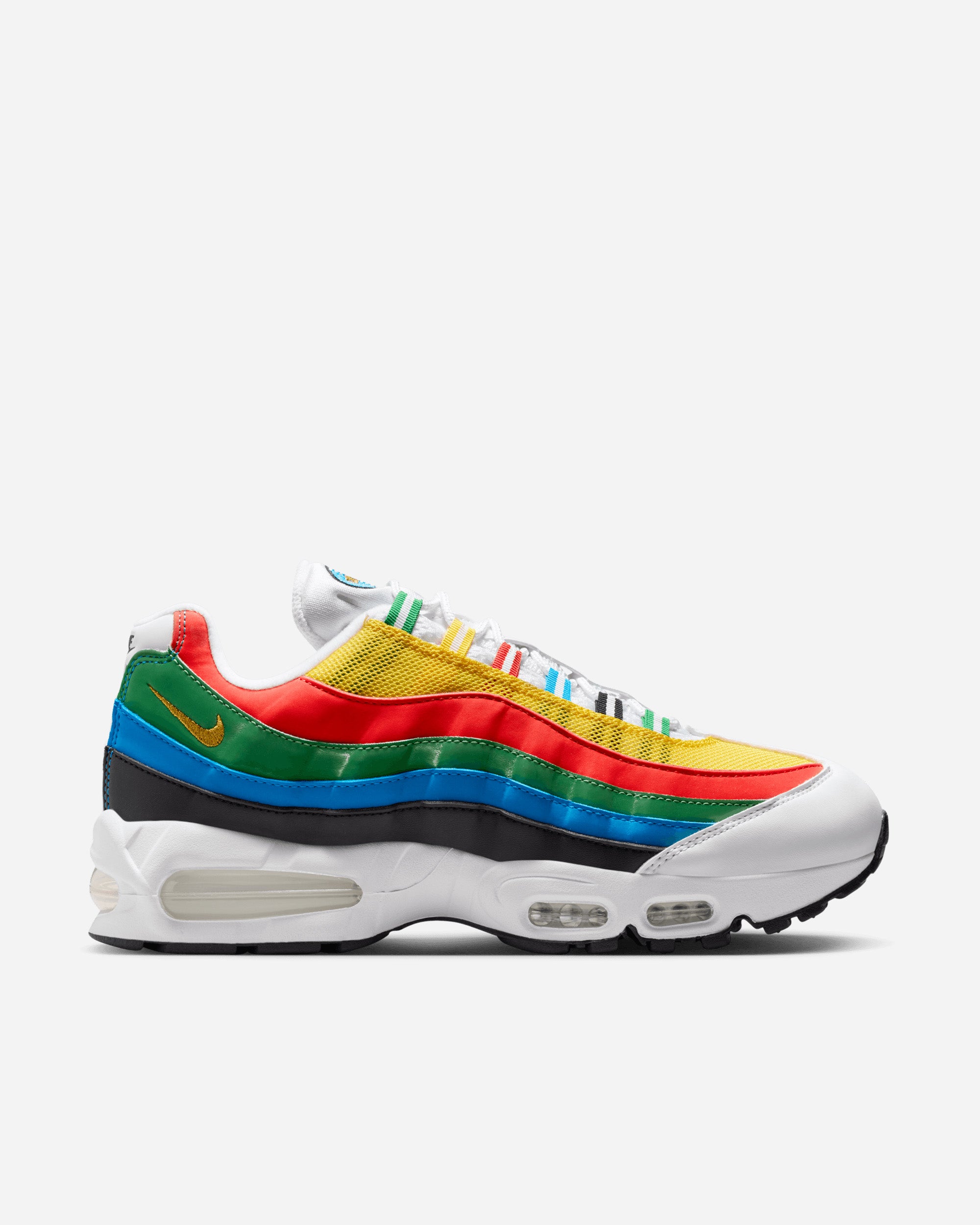 Nike Air Max 95 "Olympique" WHITE/GOLD-CHILE RED- BLUE IB7872-100