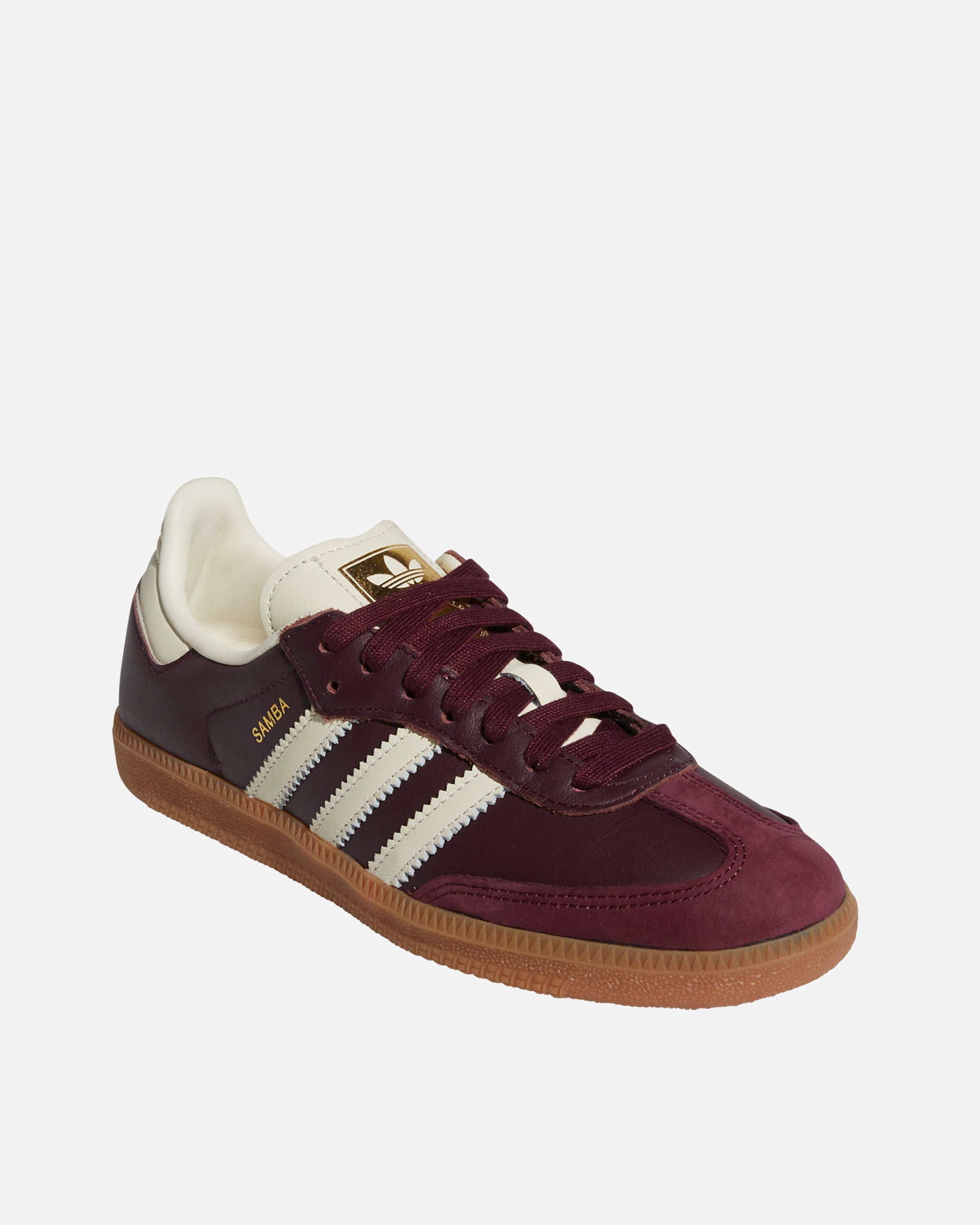 Adidas Ori Samba OG MAROON/CREWHT/GOLDMT ID0477