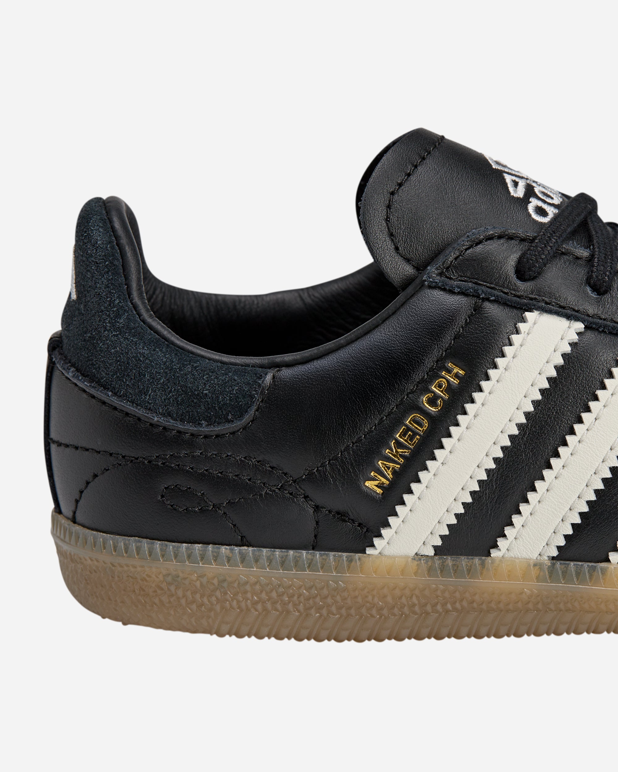 adidas Originals NAKED Copenhagen x Maha x adidas Originals Samba MN (Preschool) BLACK/WHITE IH3568