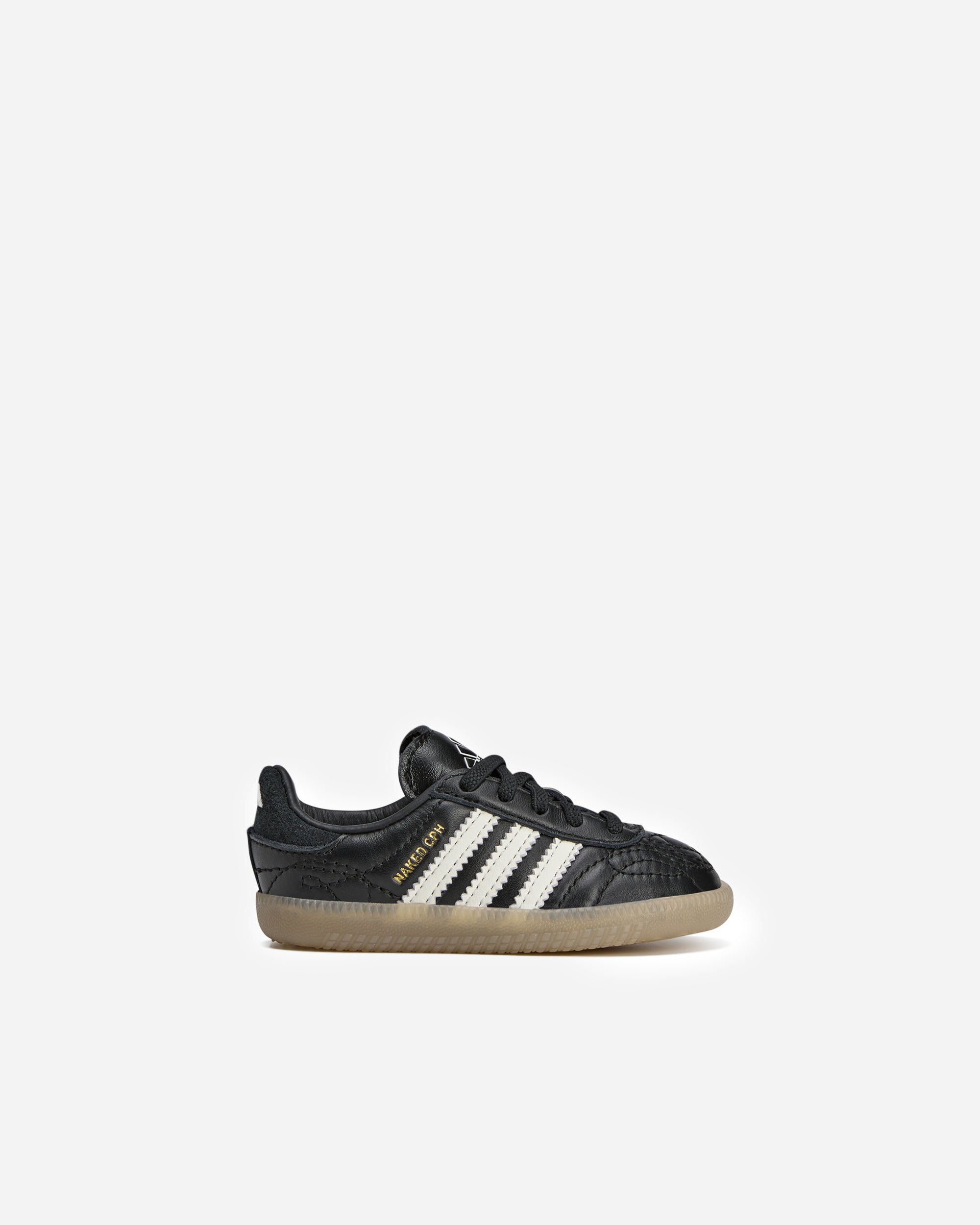 adidas Originals NAKED Copenhagen x Maha x adidas Originals Samba MN (Toddler) BLACK/WHITE IH3569