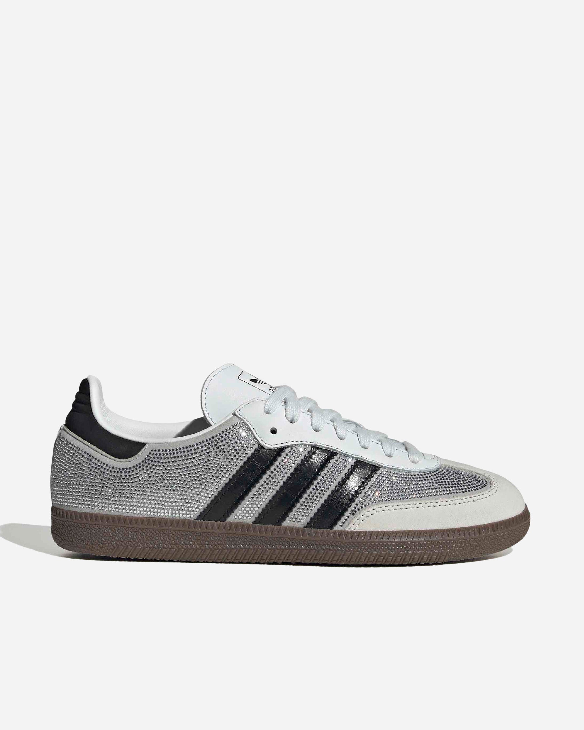 adidas Women Samba OG Rhinestone Crystal White Silver adidas Women Samba OG Rhinestone Crystal White Silver