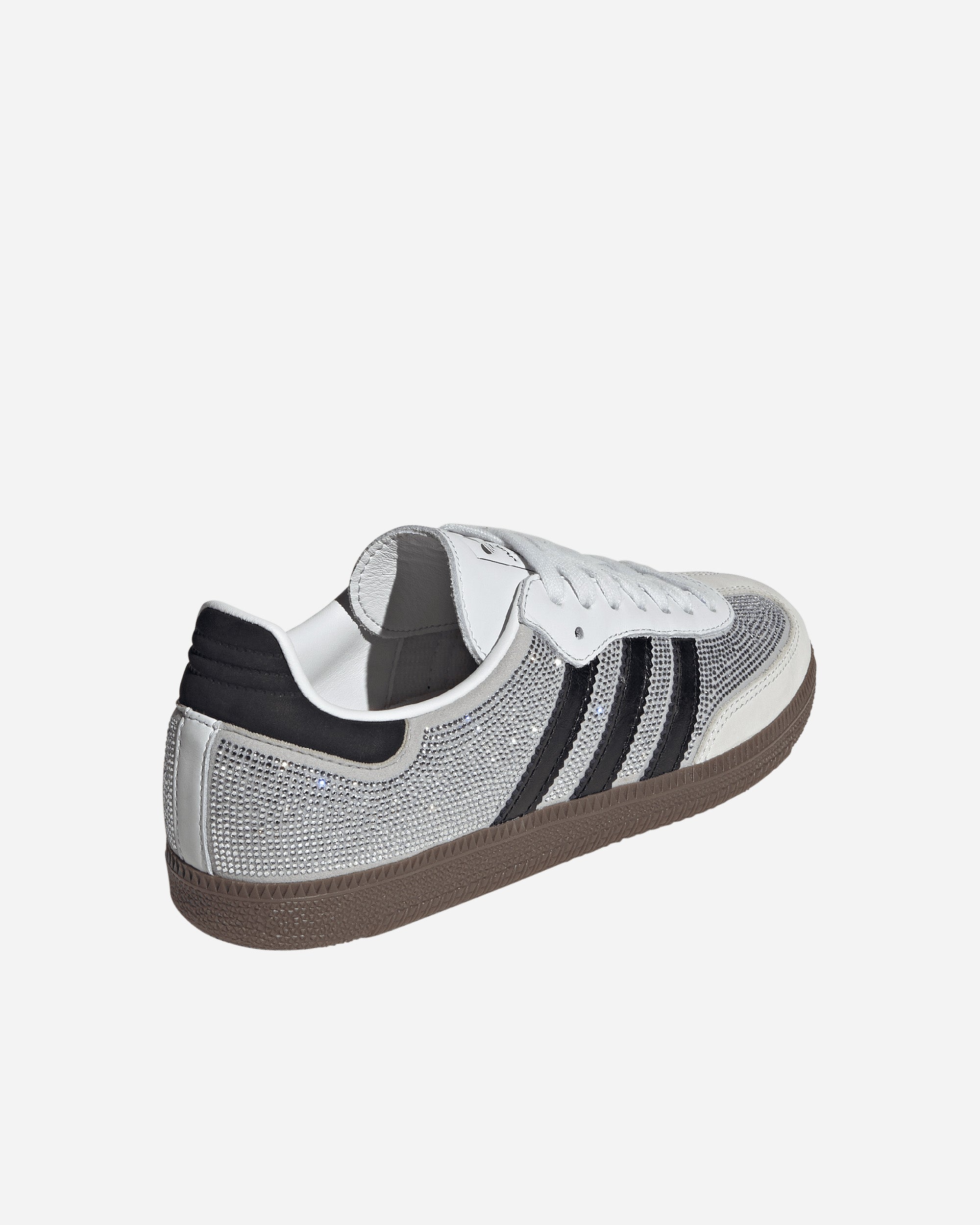 adidas Women Samba OG Rhinestone Crystal White Silver