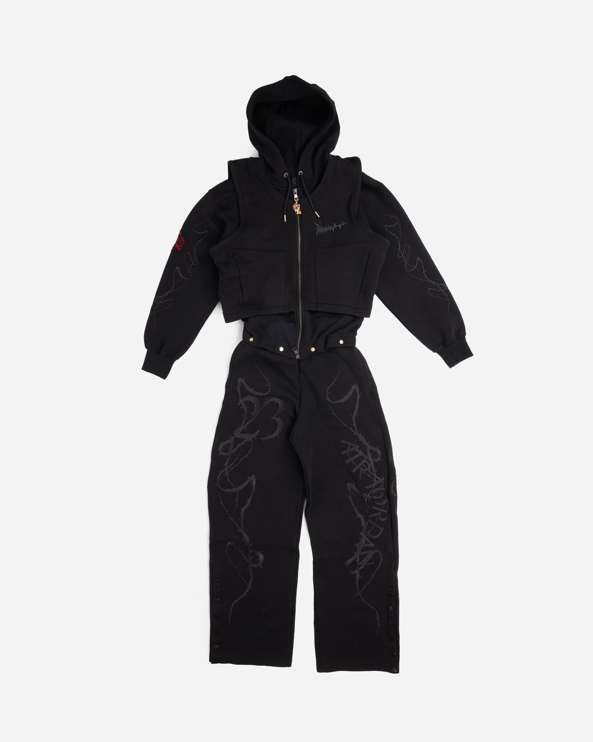 Jordan Brand Jordan Brand x Teyana Taylor Jumpsuit BLACK/GYM RED IM6350-010