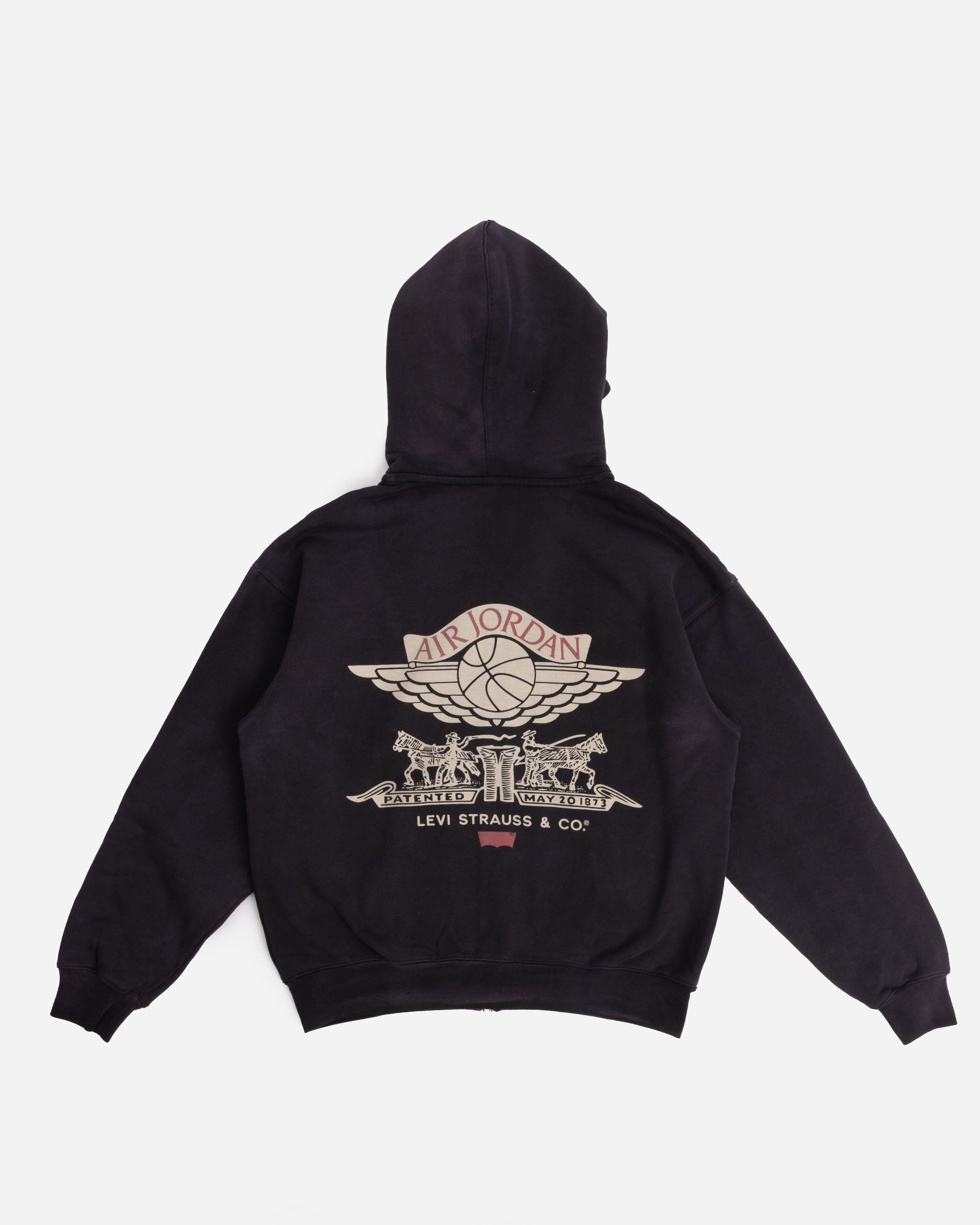 Jordan Brand Jordan x Levi's® Hoodie BLACK/PALE IVORY/GYM RED IM6734-010