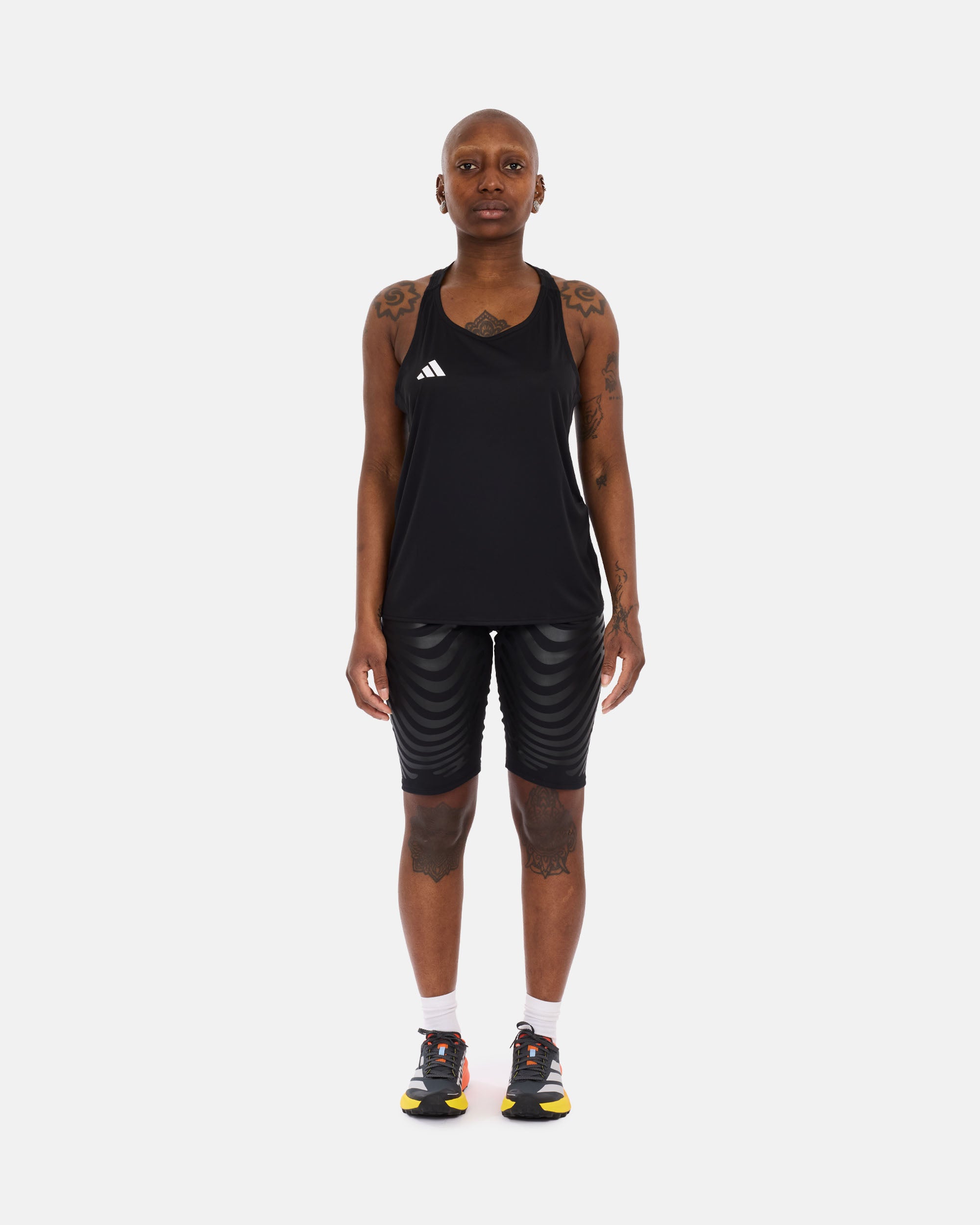 adidas Originals Adizero Essentials Running Tank Top BLACK IN1180