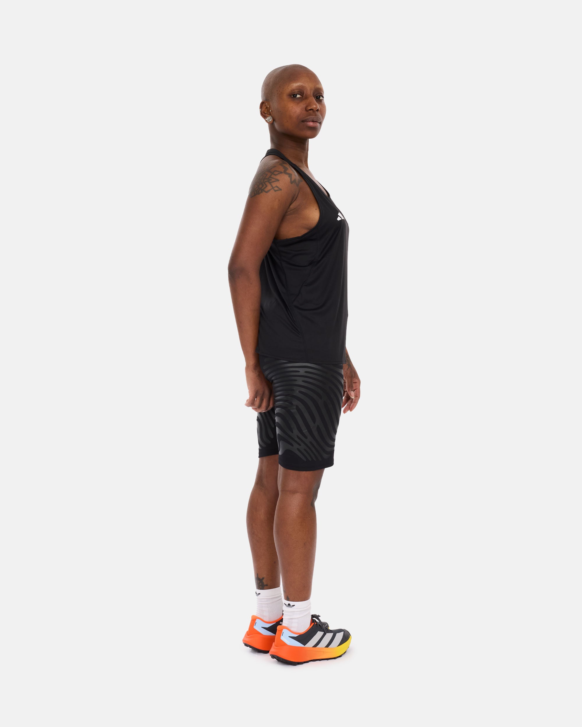 adidas Originals Adizero Essentials Running Tank Top BLACK IN1180