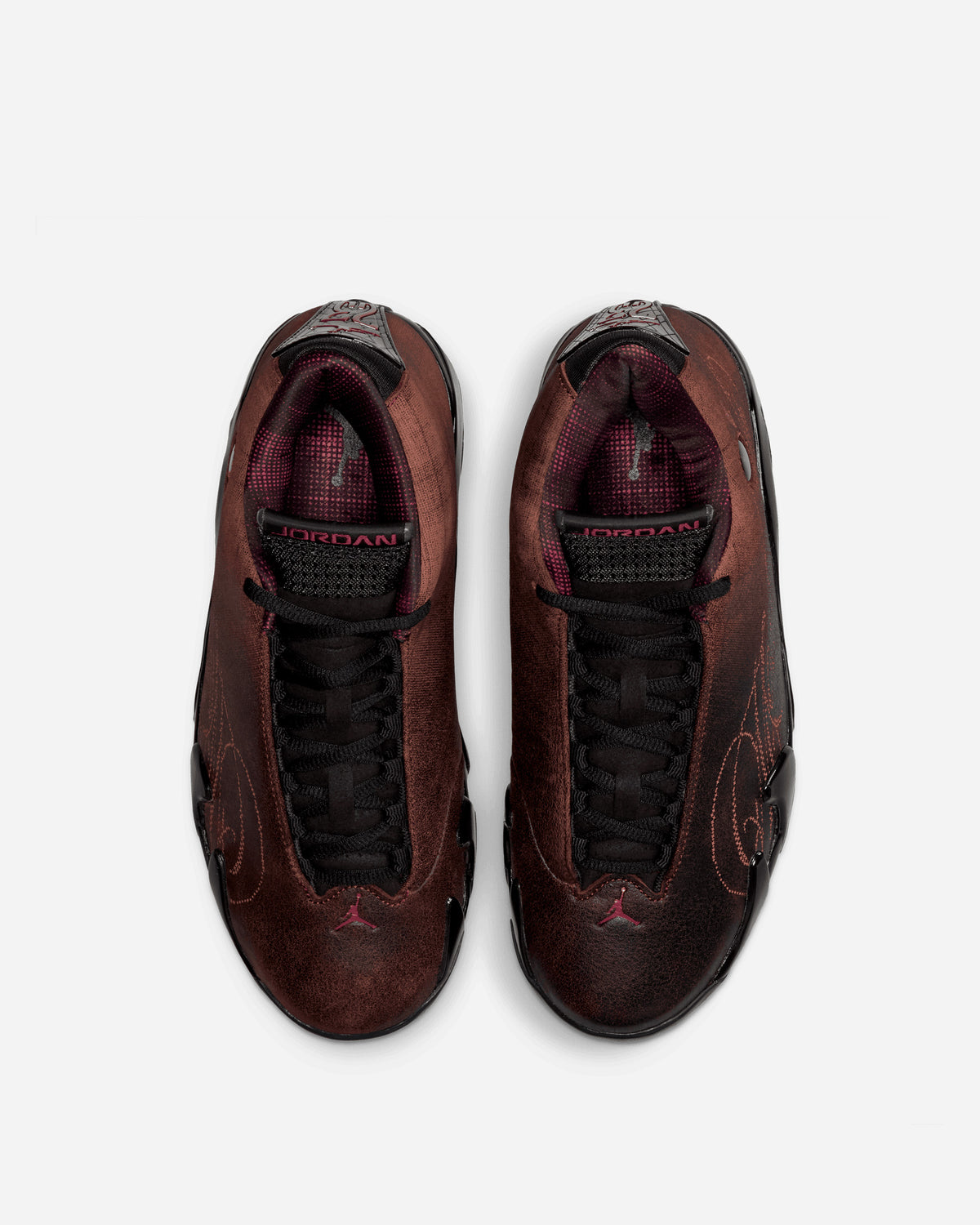 Jordan Brand Jordan Brand x Mowalola Air Jordan 14 Retro BLACK/BURNT RED IQ5708-001
