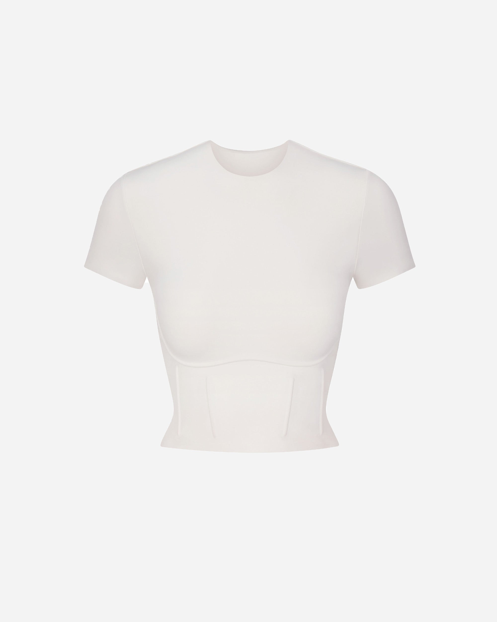 NikeSKIMS Matte Corset Short Sleeve Crop Top