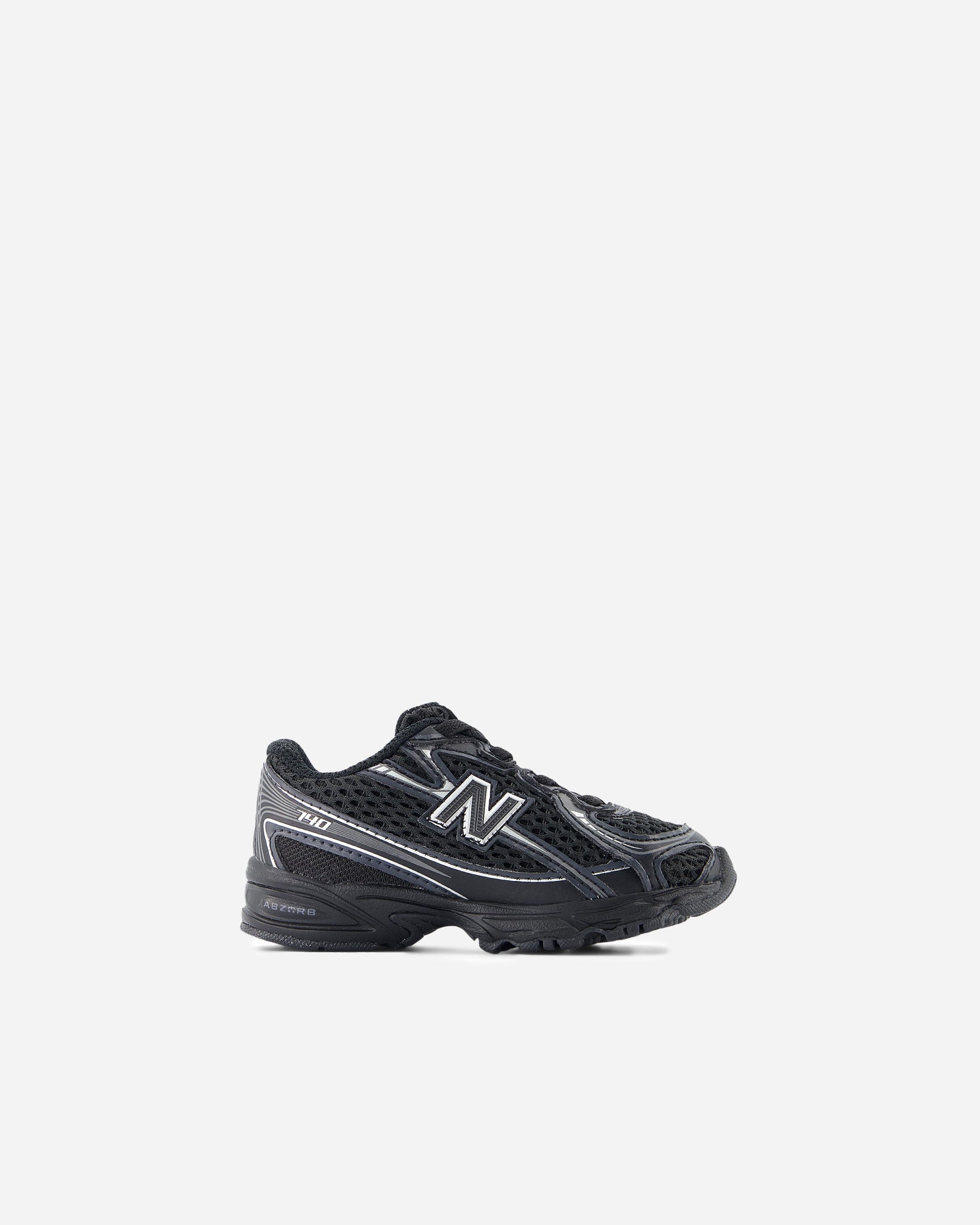 New Balance 740 Bungee Lace (Toddler) BLACK IZ740BM