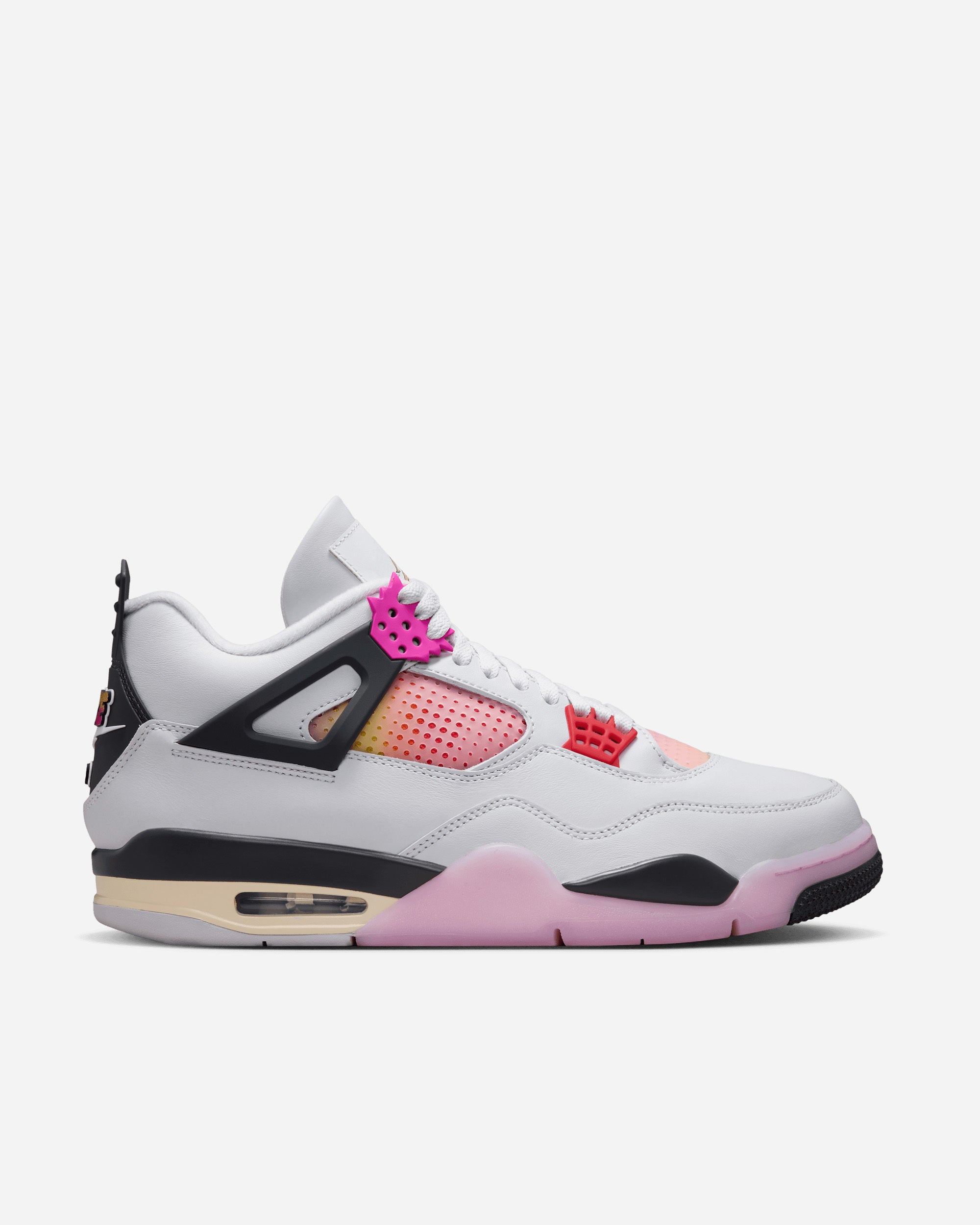 Jordan Brand Air Jordan 4 Retro "Comic" OFF WHITE/FIRE PINK-ANTHRACITE JA1135-100