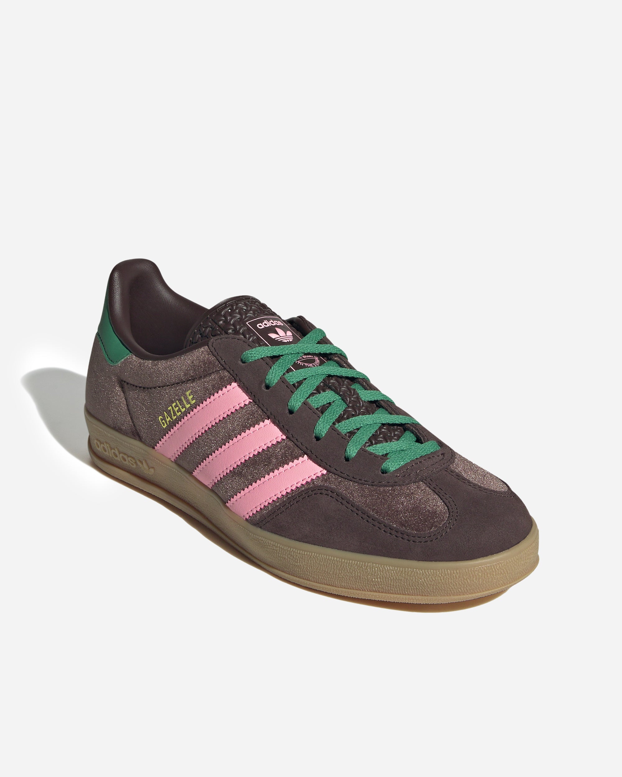 adidas Originals Gazelle Indoor BROWN/GLOPNK/COUGRN JI2714