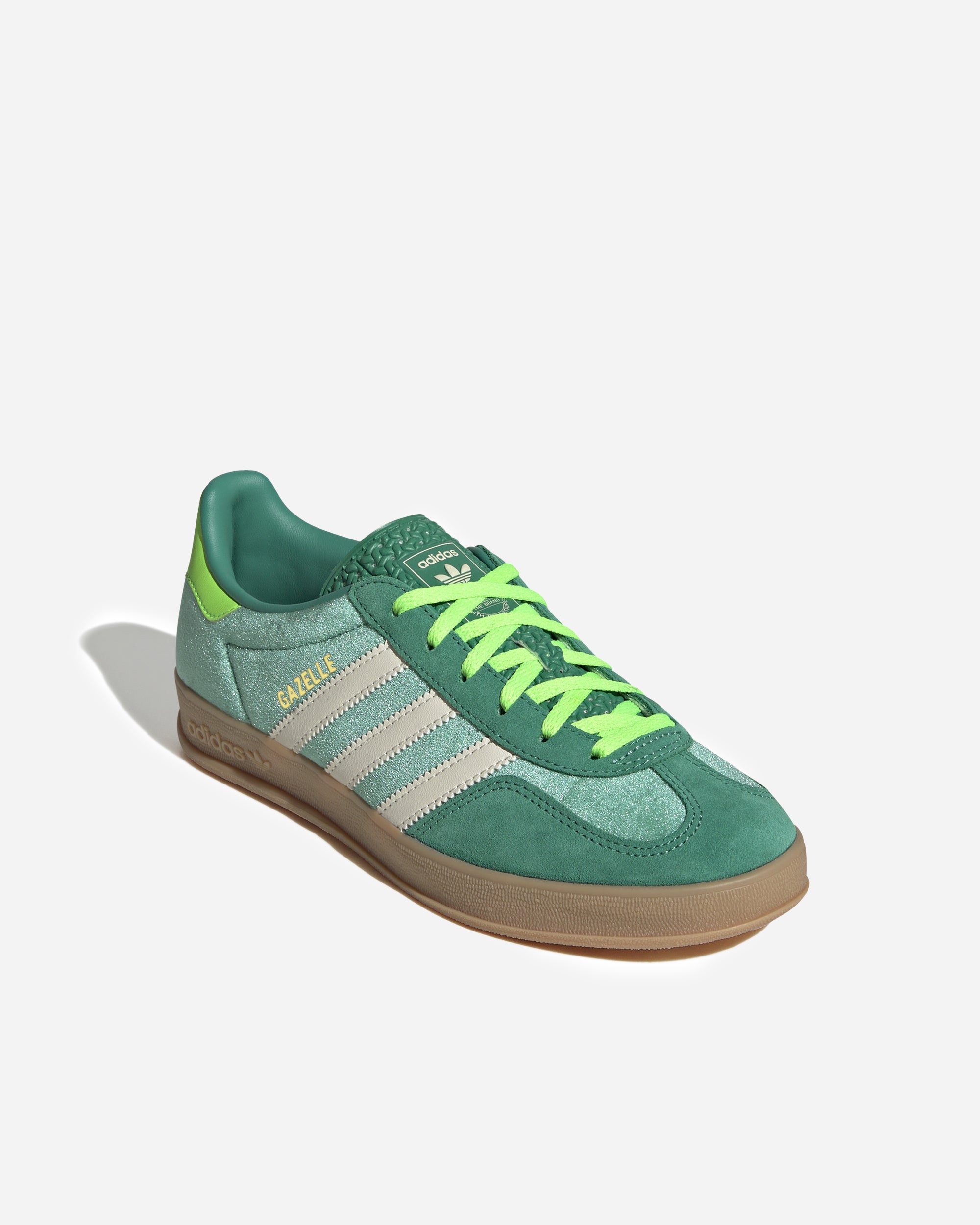 adidas Originals Gazelle Indoor SECOGR/CREWHT/GREEN JI2715