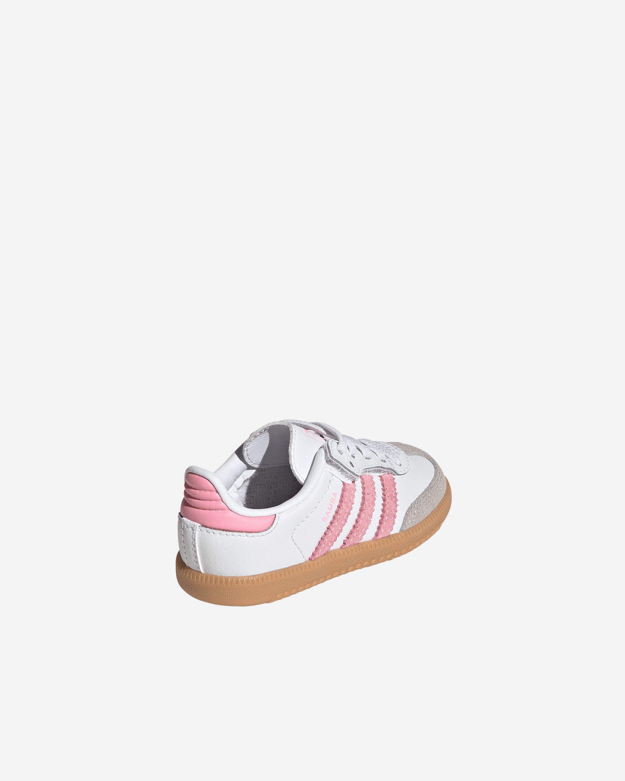 adidas Originals Samba OG CF EL I (Toddler) FTWWHT/LTPINK/GUM3 JQ2028