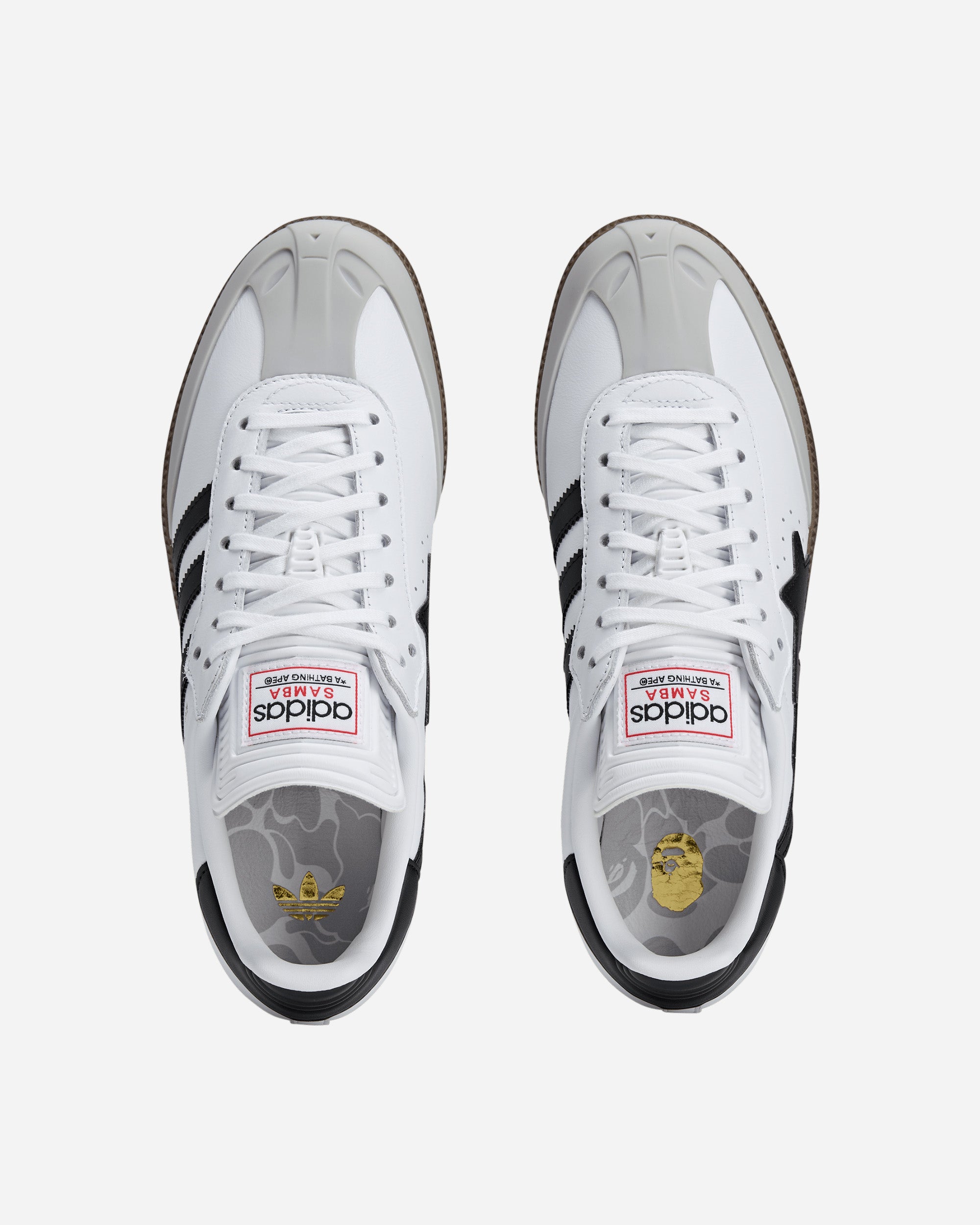 adidas Originals adidas Originals x Bape Samba White/Core Black/GUM JR9245