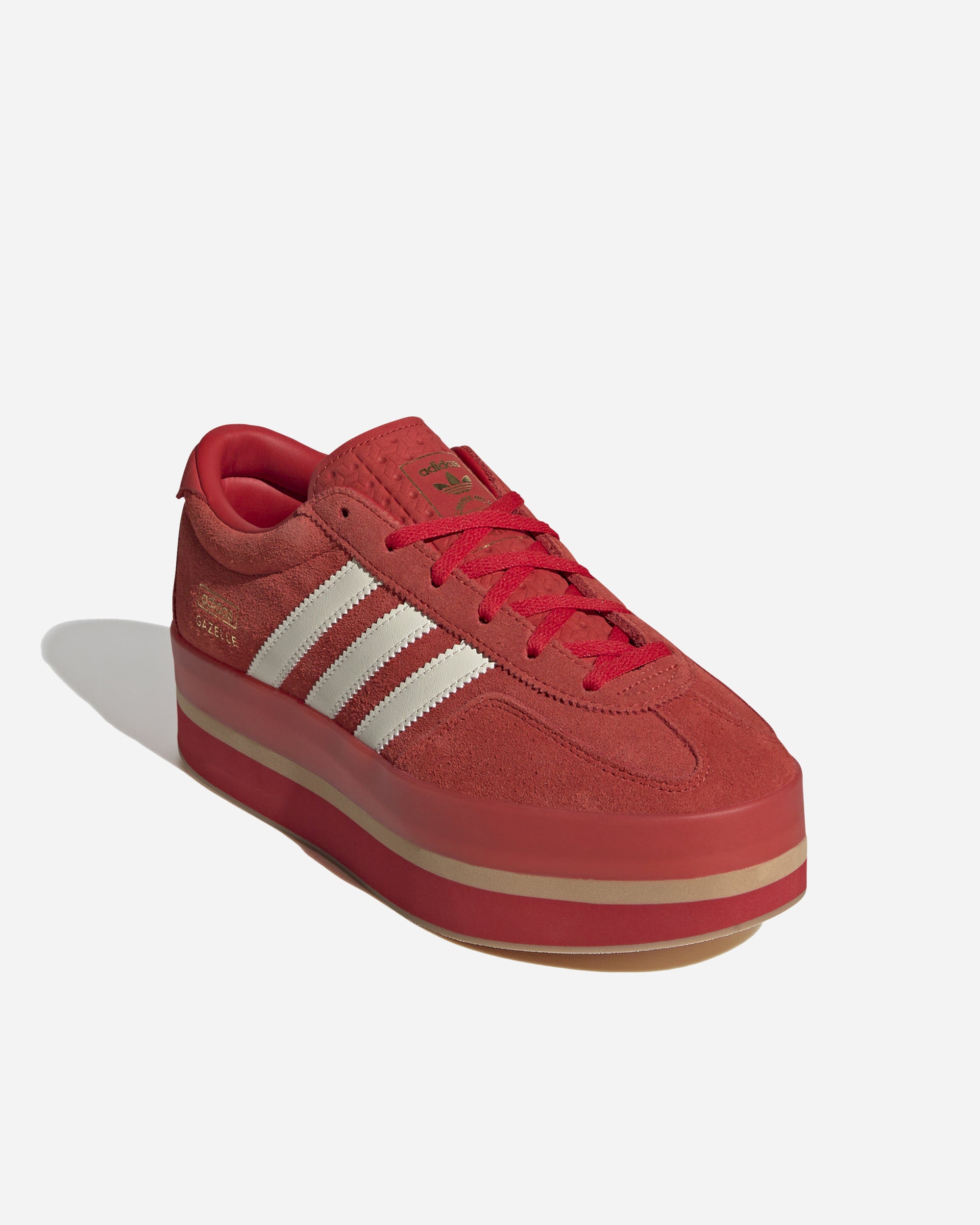 adidas Originals Gazelle Stack RED/CREWHT/GOLD JS0238