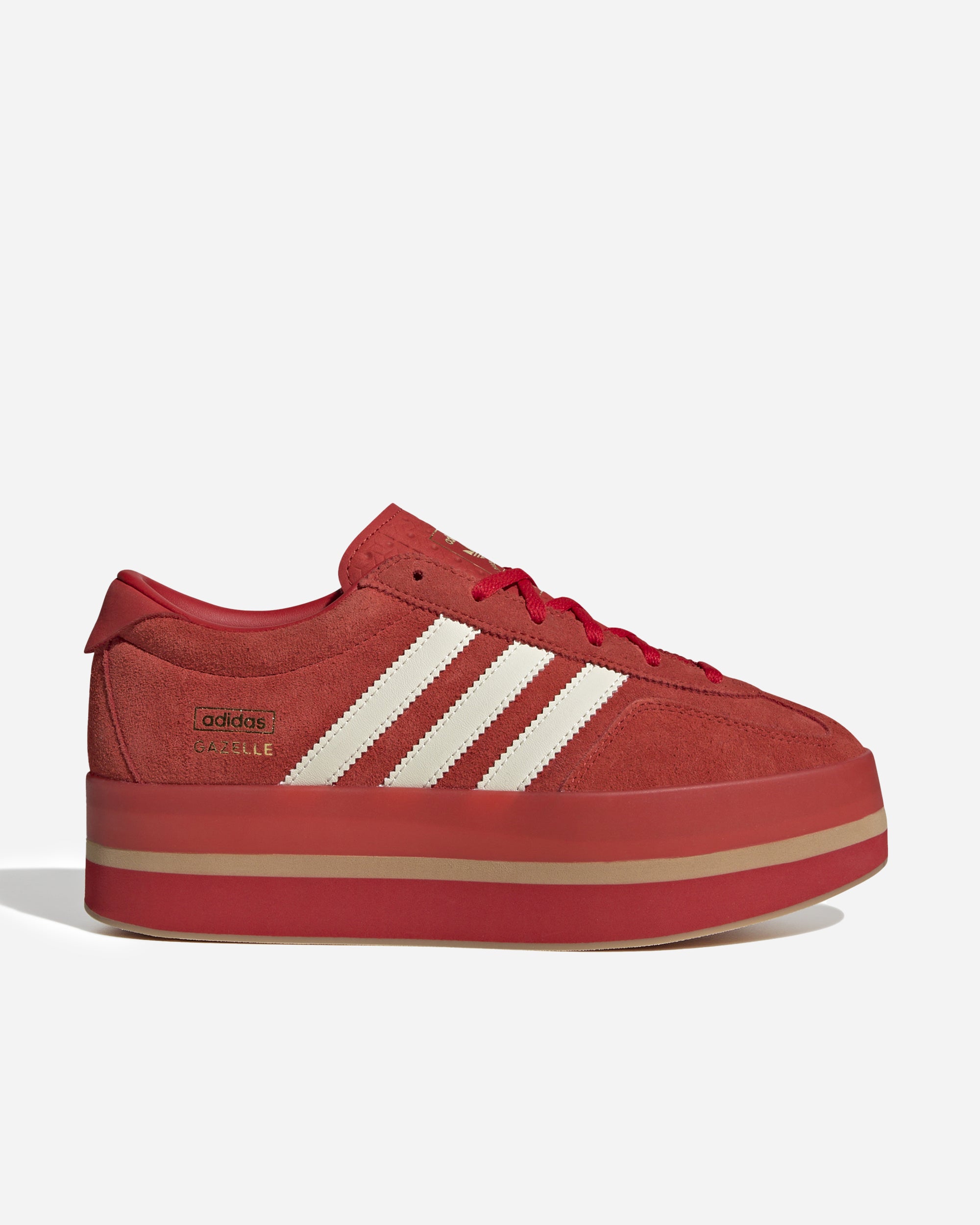 adidas Originals Gazelle Stack RED/CREWHT/GOLD JS0238