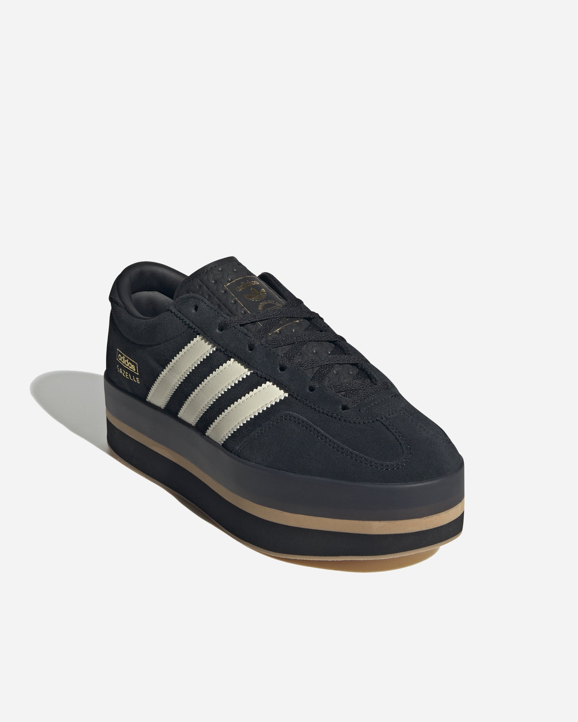 adidas Originals Gazelle Stack BLACK/CREWHT/GUM JS0239