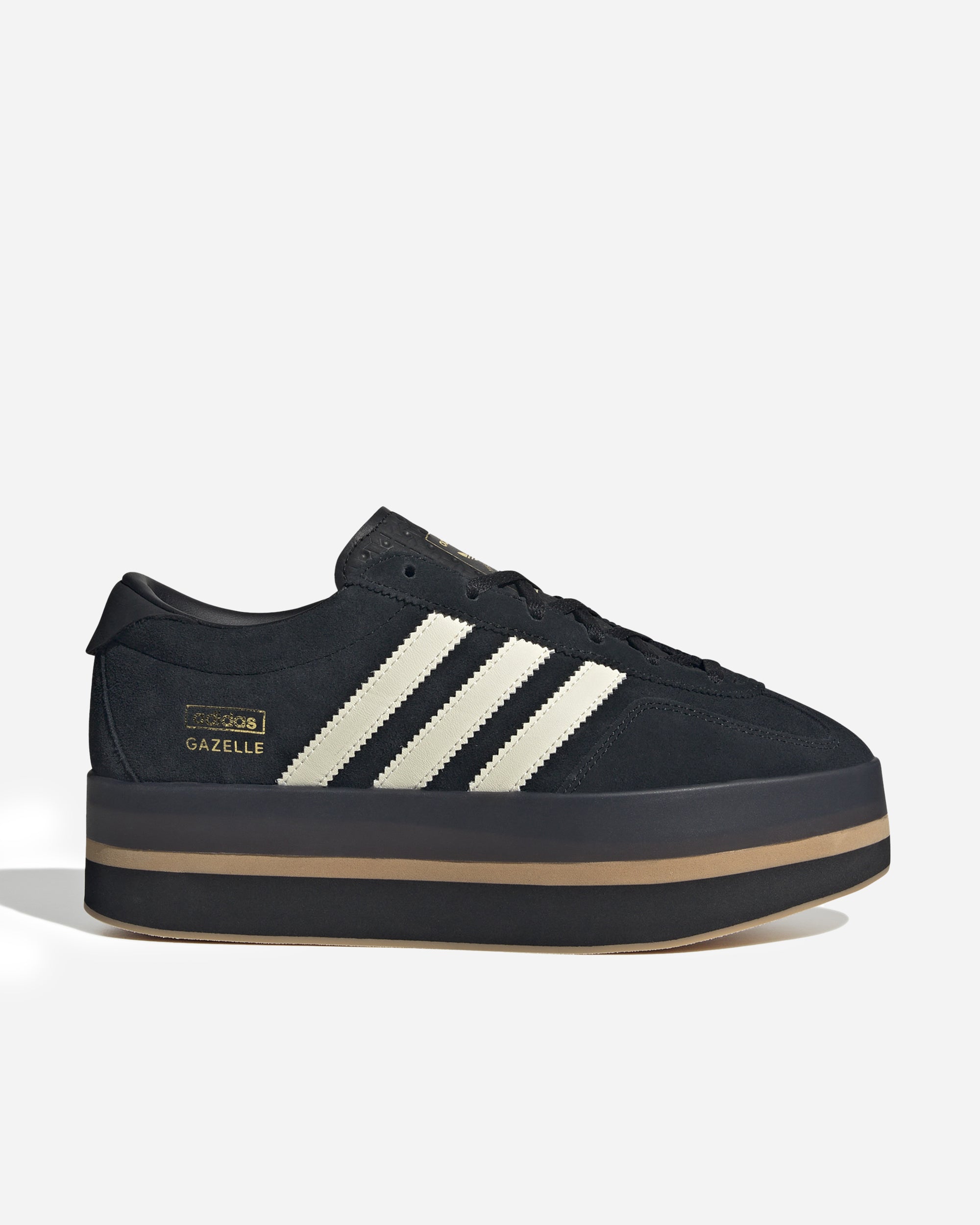 adidas Originals Gazelle Stack BLACK/CREWHT/GUM JS0239