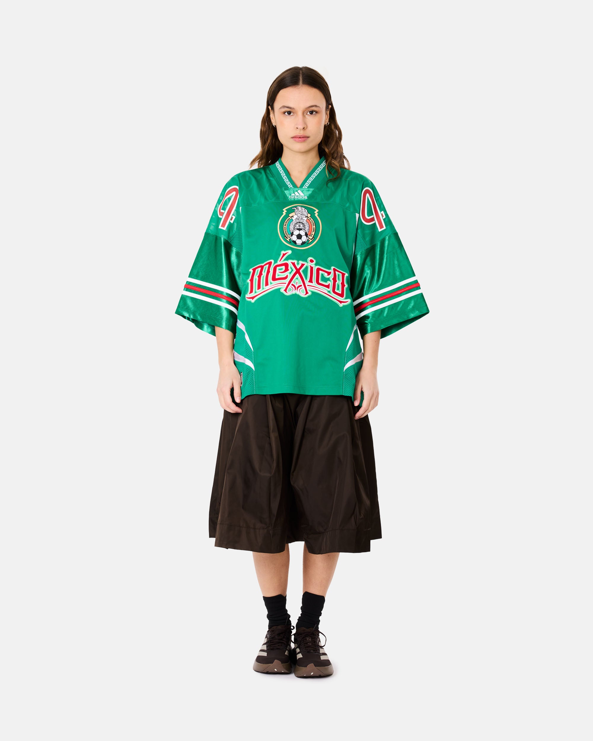 adidas Originals Bringback Remixed Mexico Jersey bold green/better scarlet KD5986