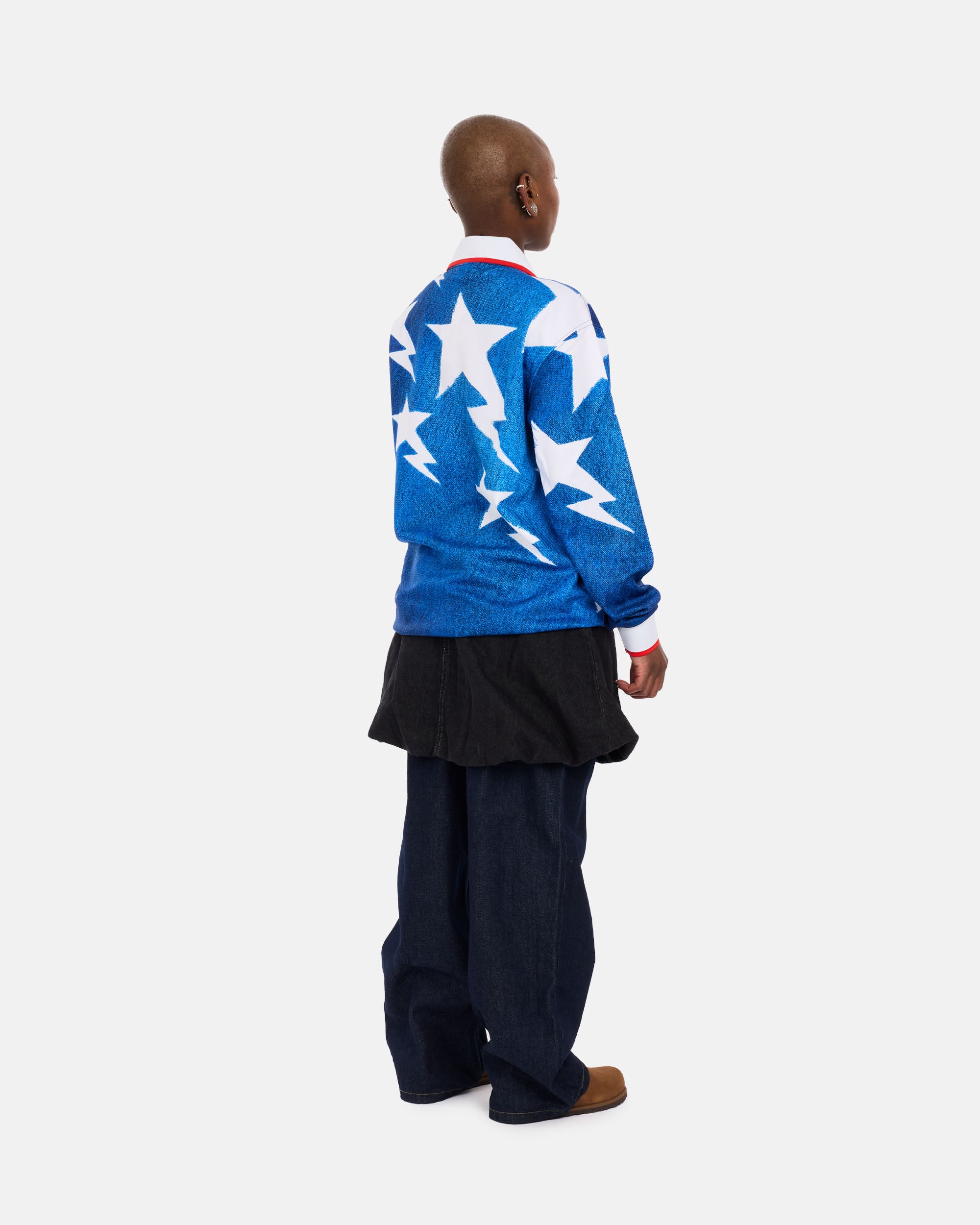 adidas Originals adidas Originals x BAPE Star Longsleeve Jersey Blue KF4913