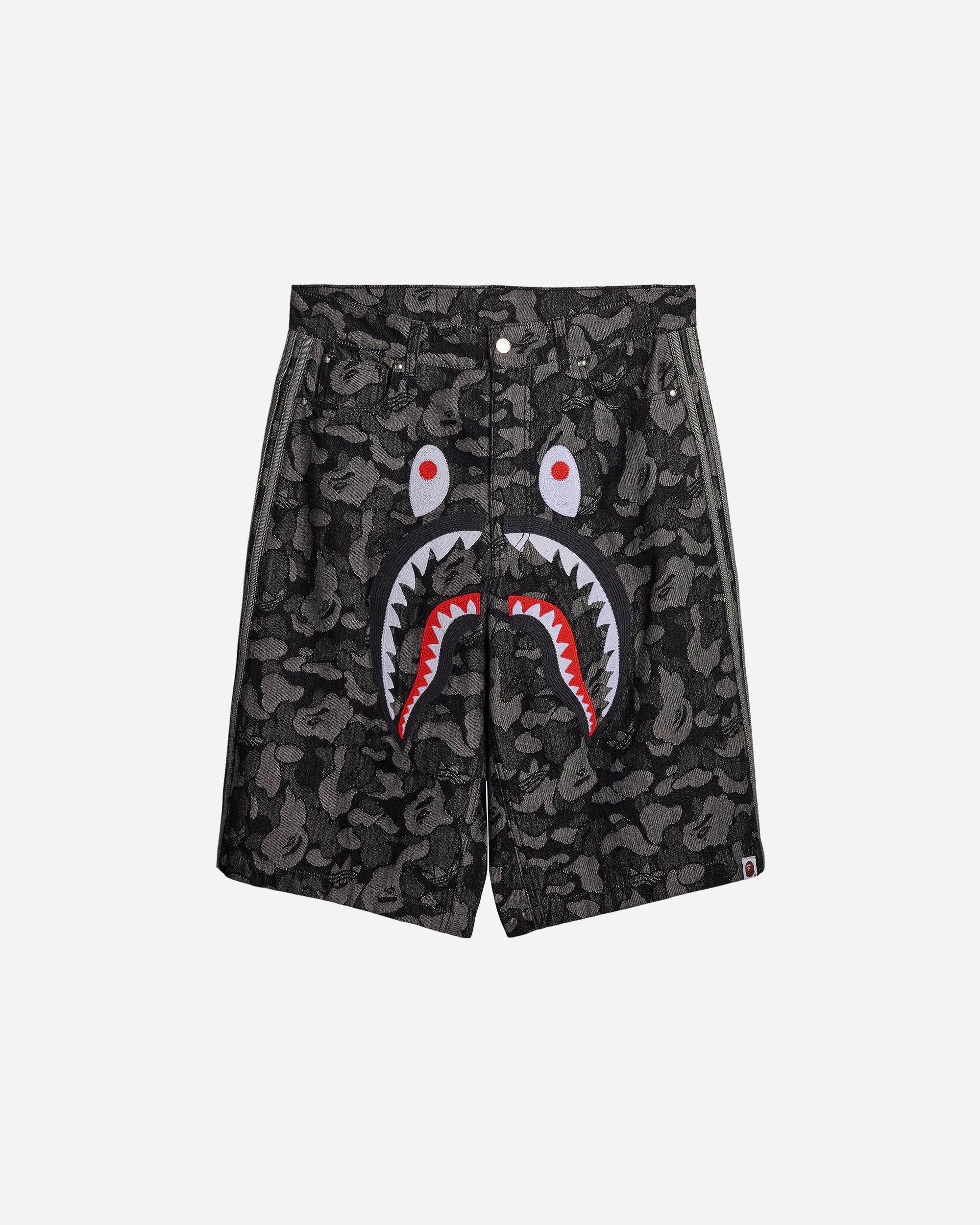 adidas Originals adidas Originals x BAPE Denim Jorts Grey KF4917 adidas Originals adidas Originals x BAPE Denim Jorts Grey KF4917