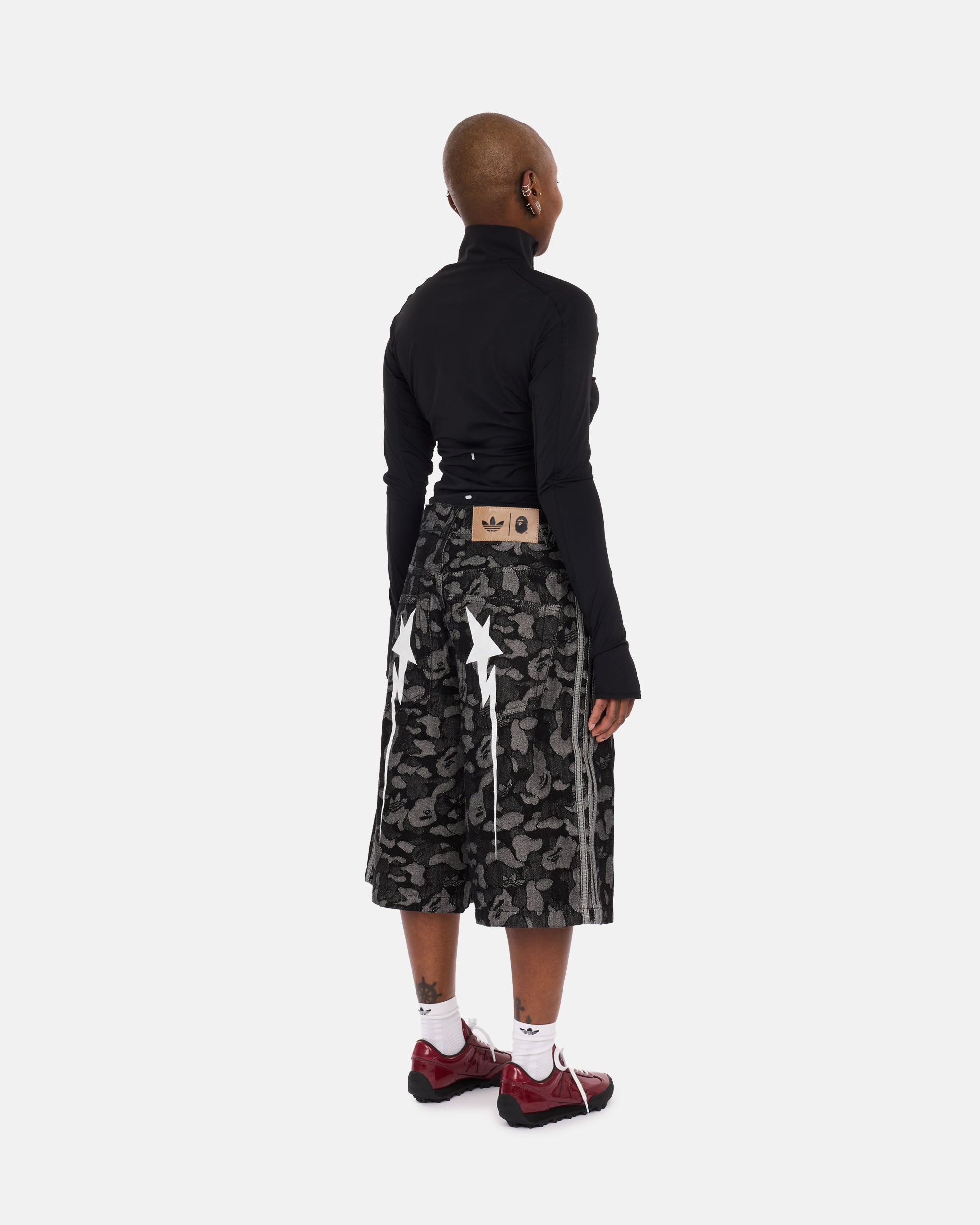 adidas Originals adidas Originals x BAPE Denim Jorts Grey KF4917