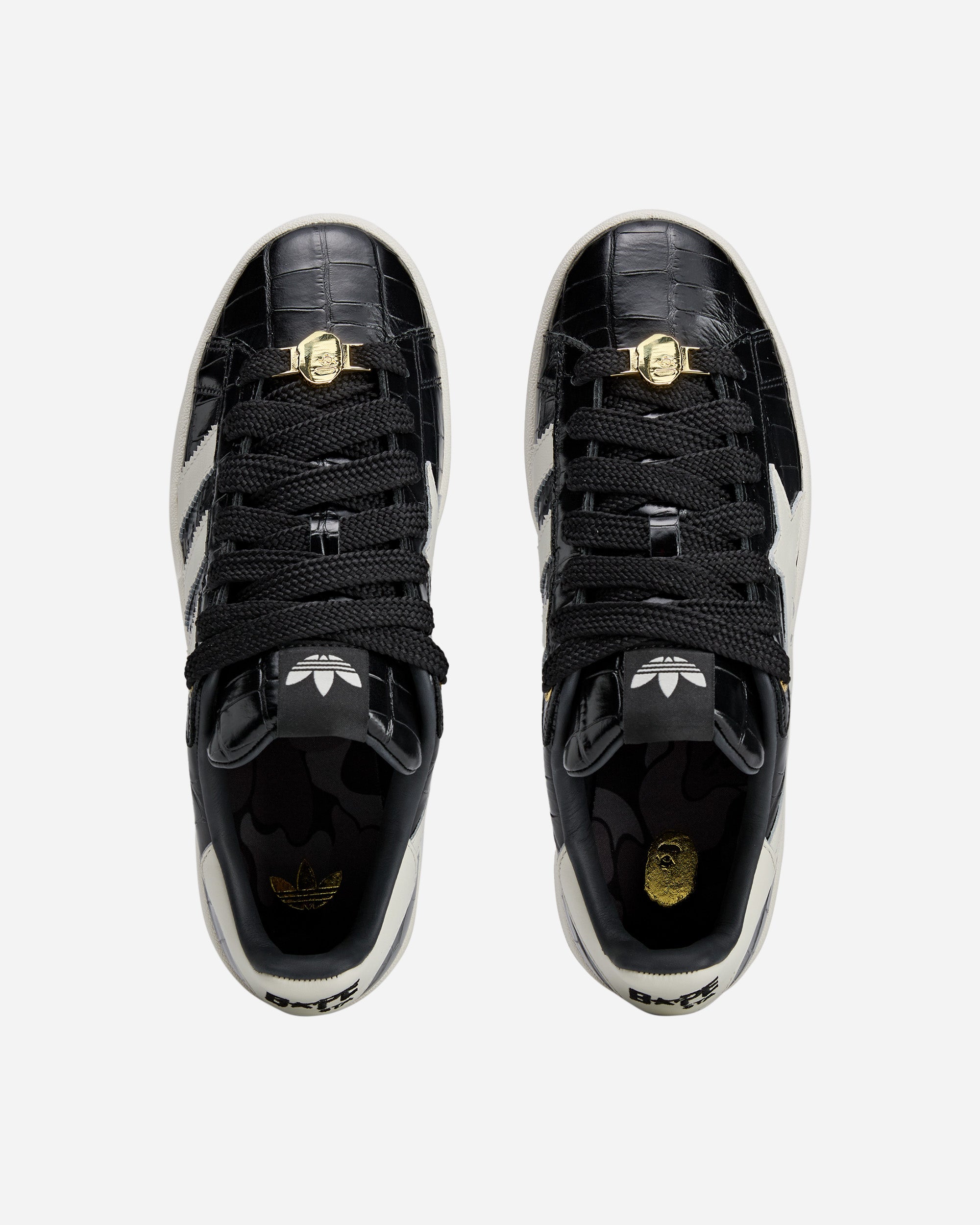 adidas Originals adidas Originals x BAPE Campus 00s CBLACK/OWHITE/GOLDMT KJ8851