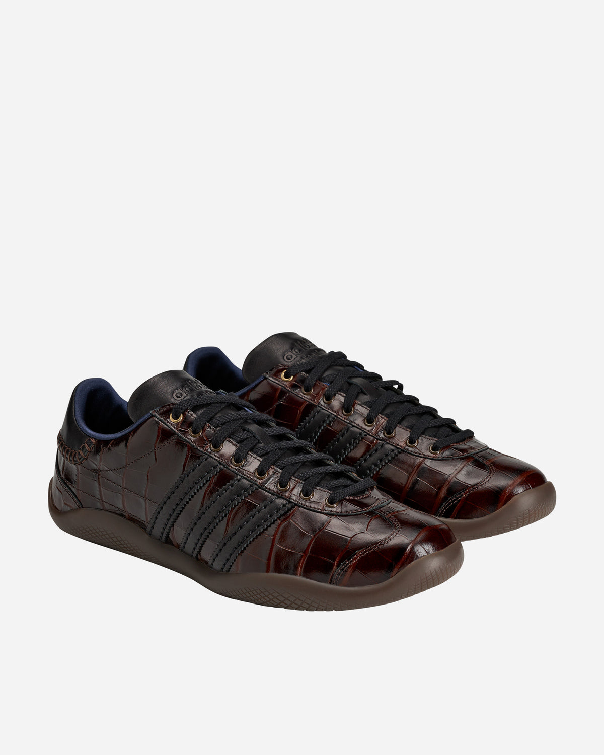 adidas Originals adidas Originals x Wales Bonner Gazelle Croc dark brown/core black/gold met. KK0733