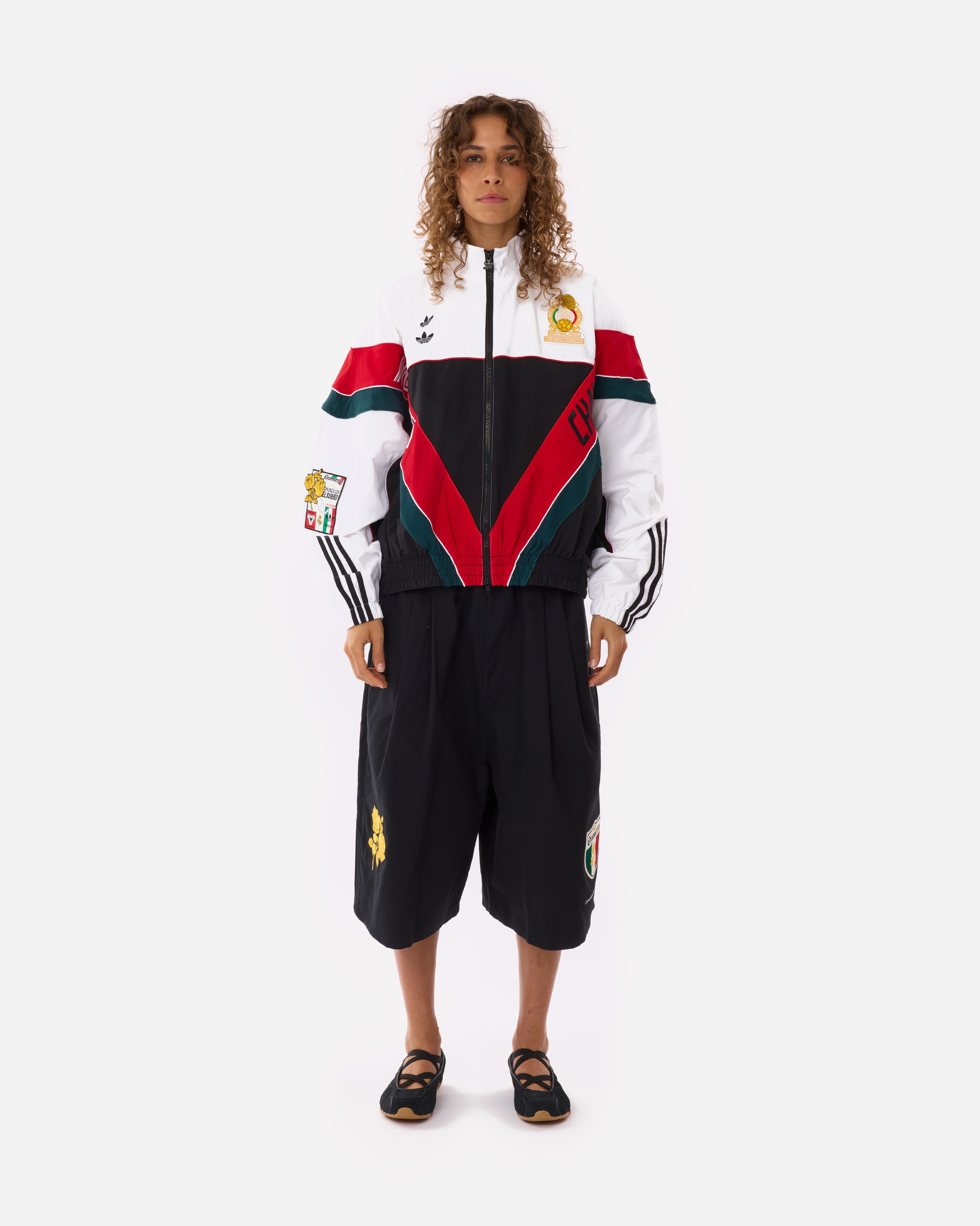 adidas Originals adidas Originals x Willy Chavarria Woven Track Jacket WHITE/BLACK KU7797