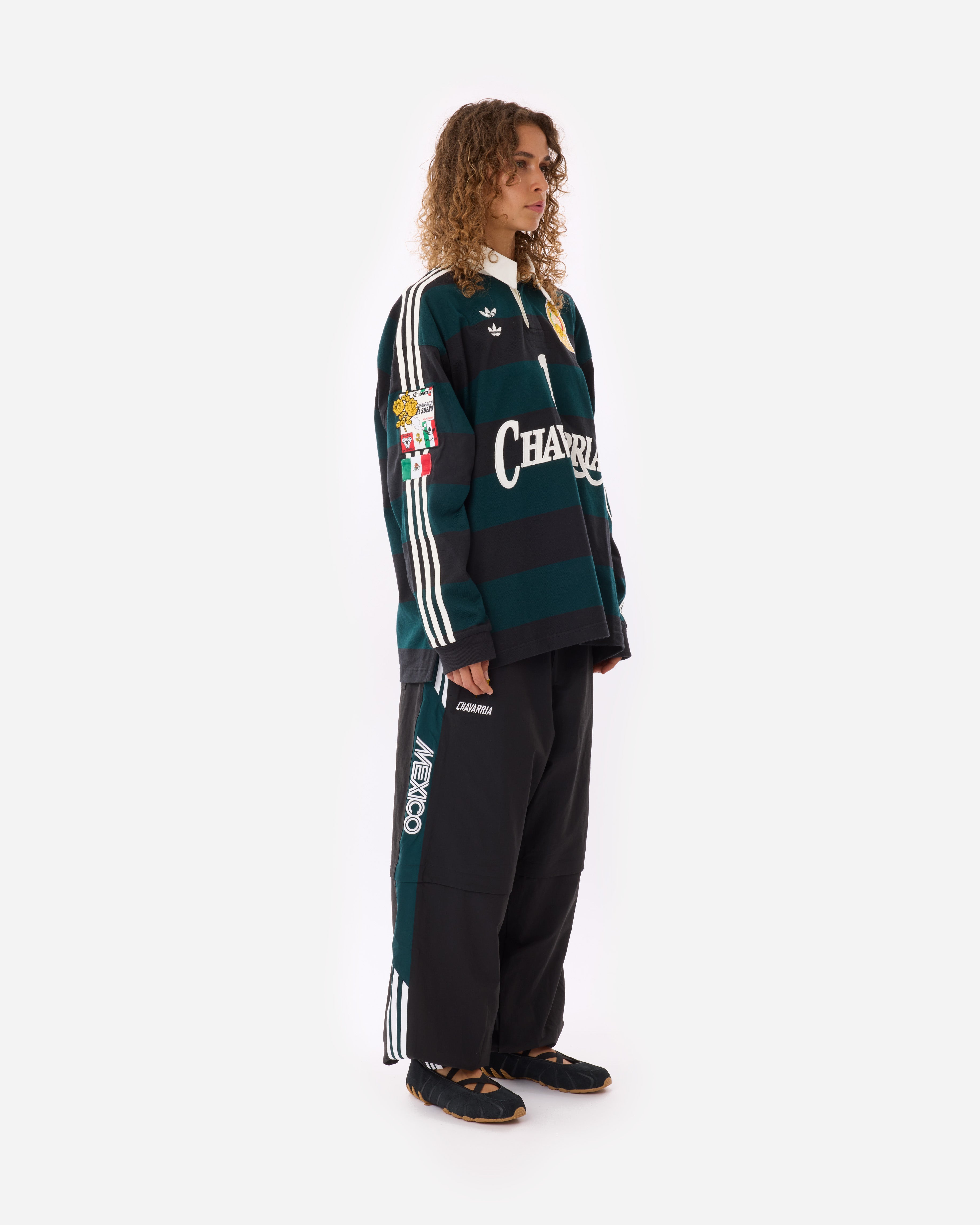 adidas Originals adidas Originals x Willy Chavarria Longsleeve Rugby BLACK/AURIVY KV1977