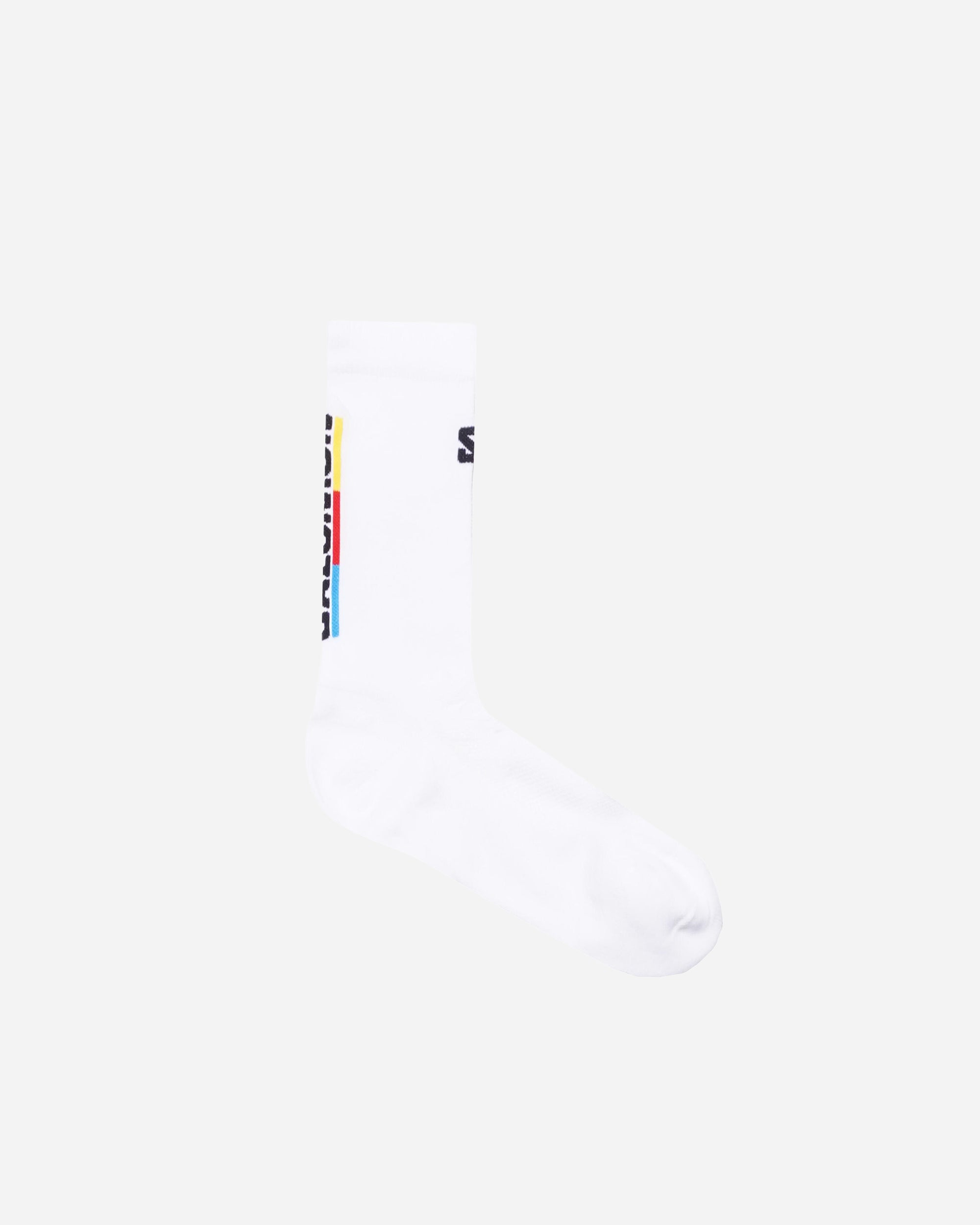 Salomon Pulse Race Flag Crew socks White/Red LC2262200