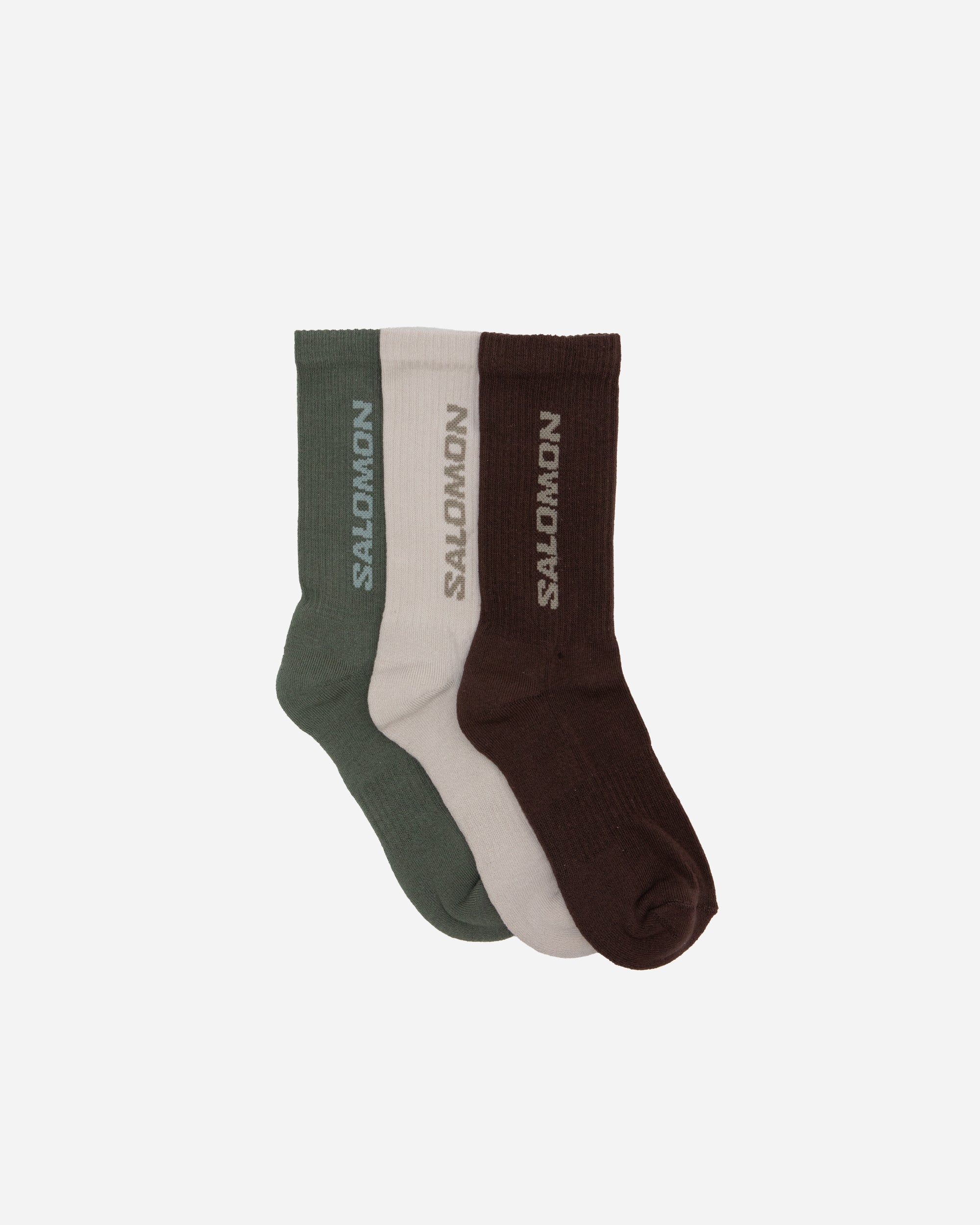 Salomon Everyday Crew 3-pack Socks SILVER CLOUD/SEDONA SAGE LC2628400