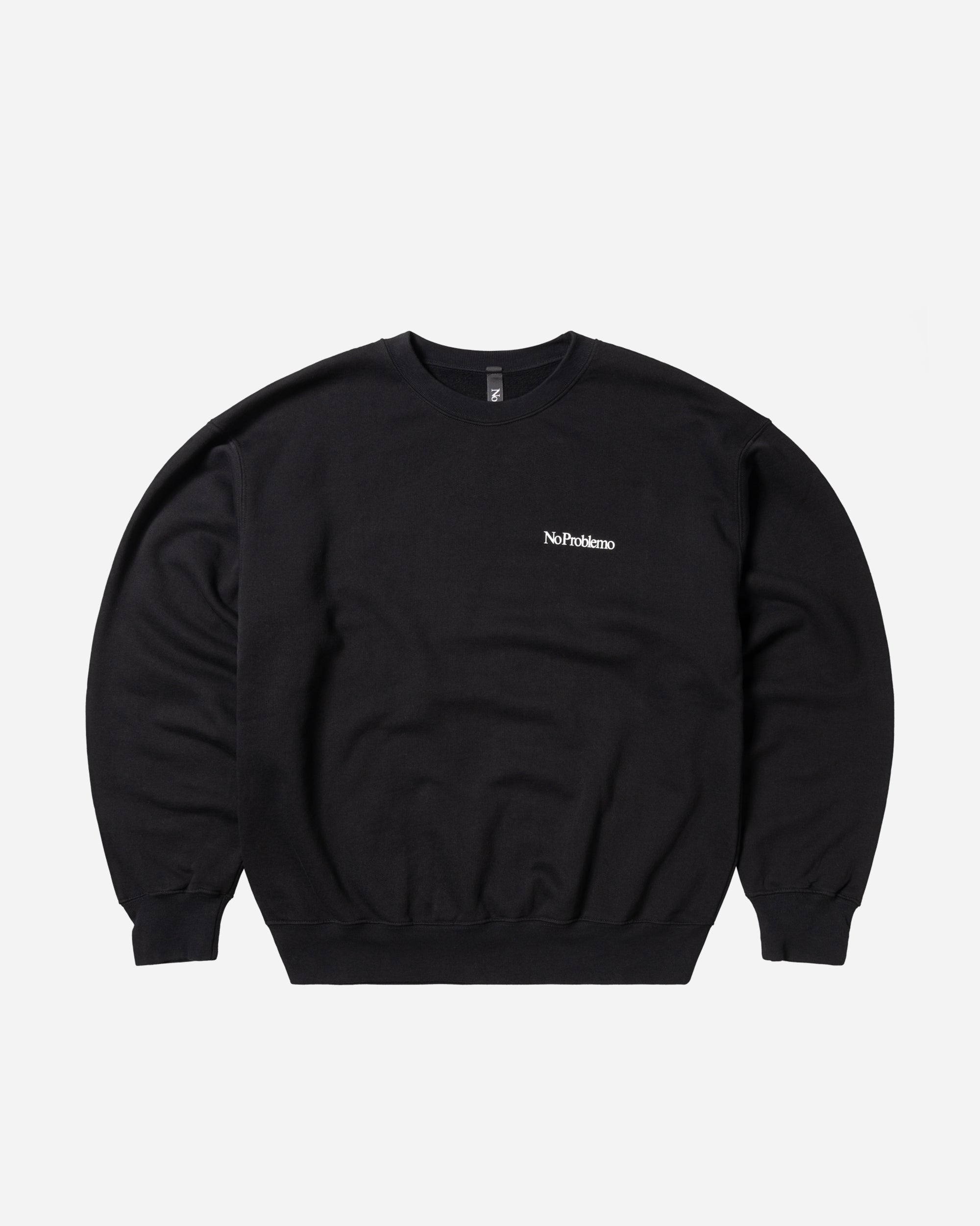 No Problemo Mini Problemo Sweatshirt mit Rundhalsausschnitt Black NP20009-BLK