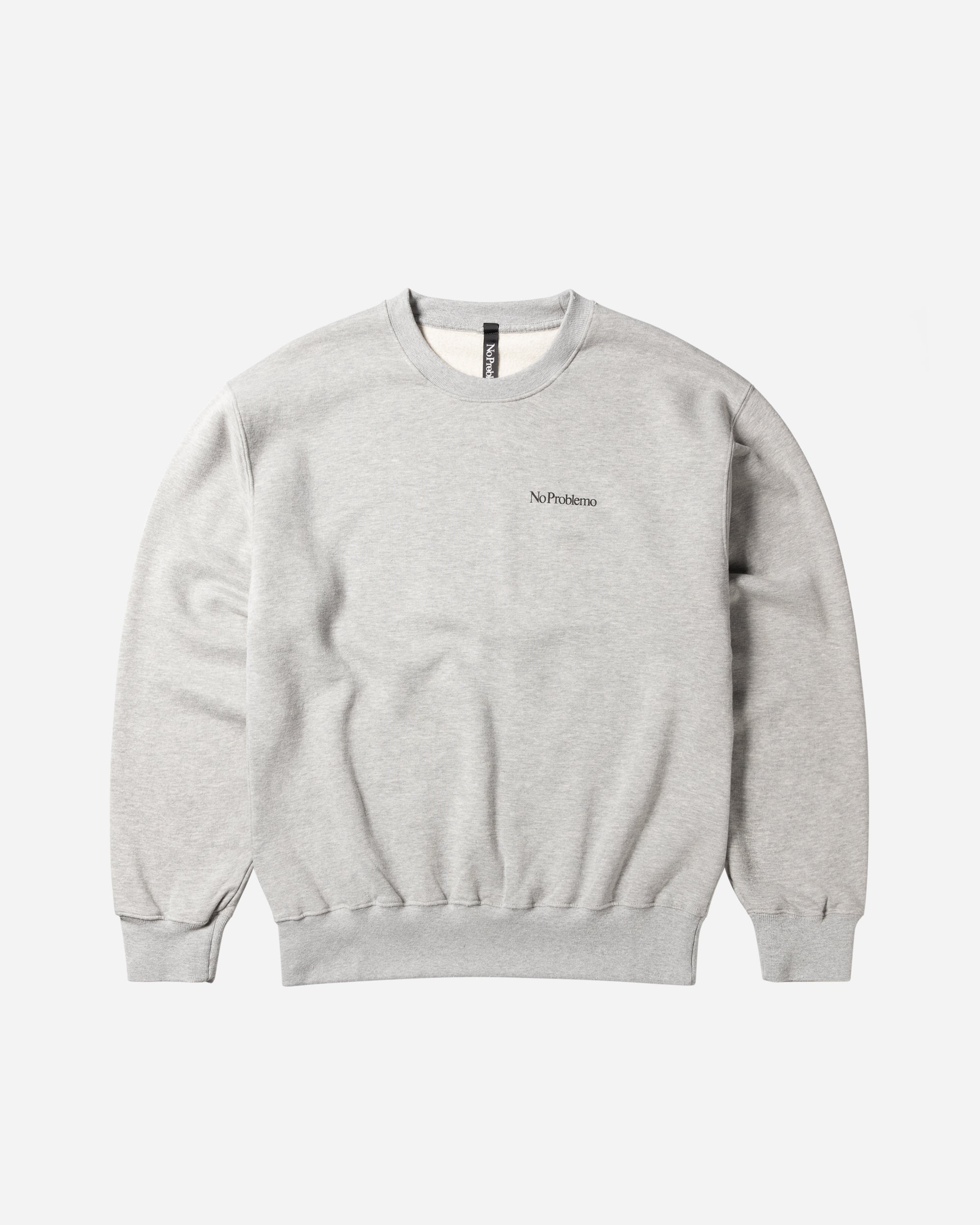 No Problemo Mini Problemo Crew Neck Sweat Grey NP20009-GM