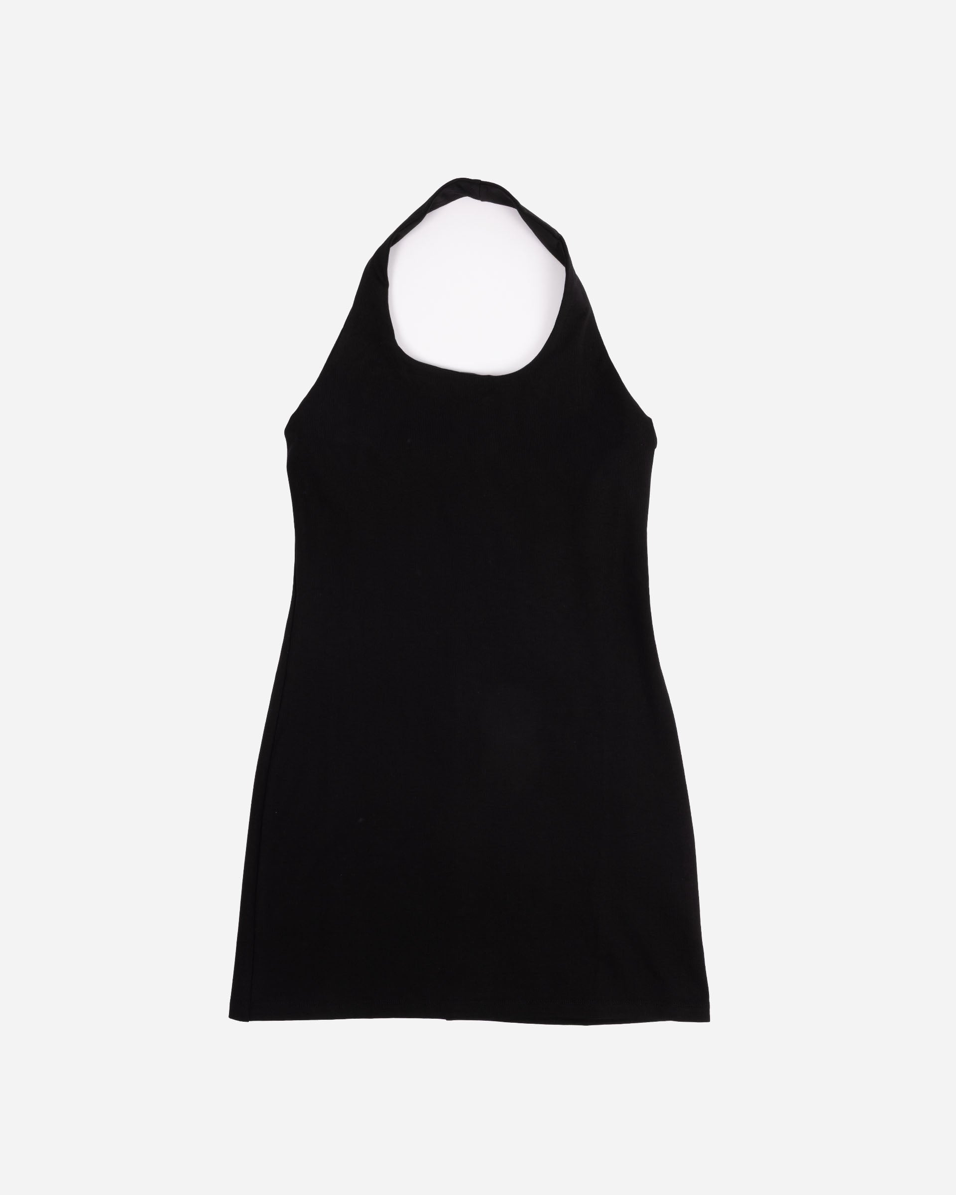 Organic Basics Core Halter Mini Dress Black OB430016