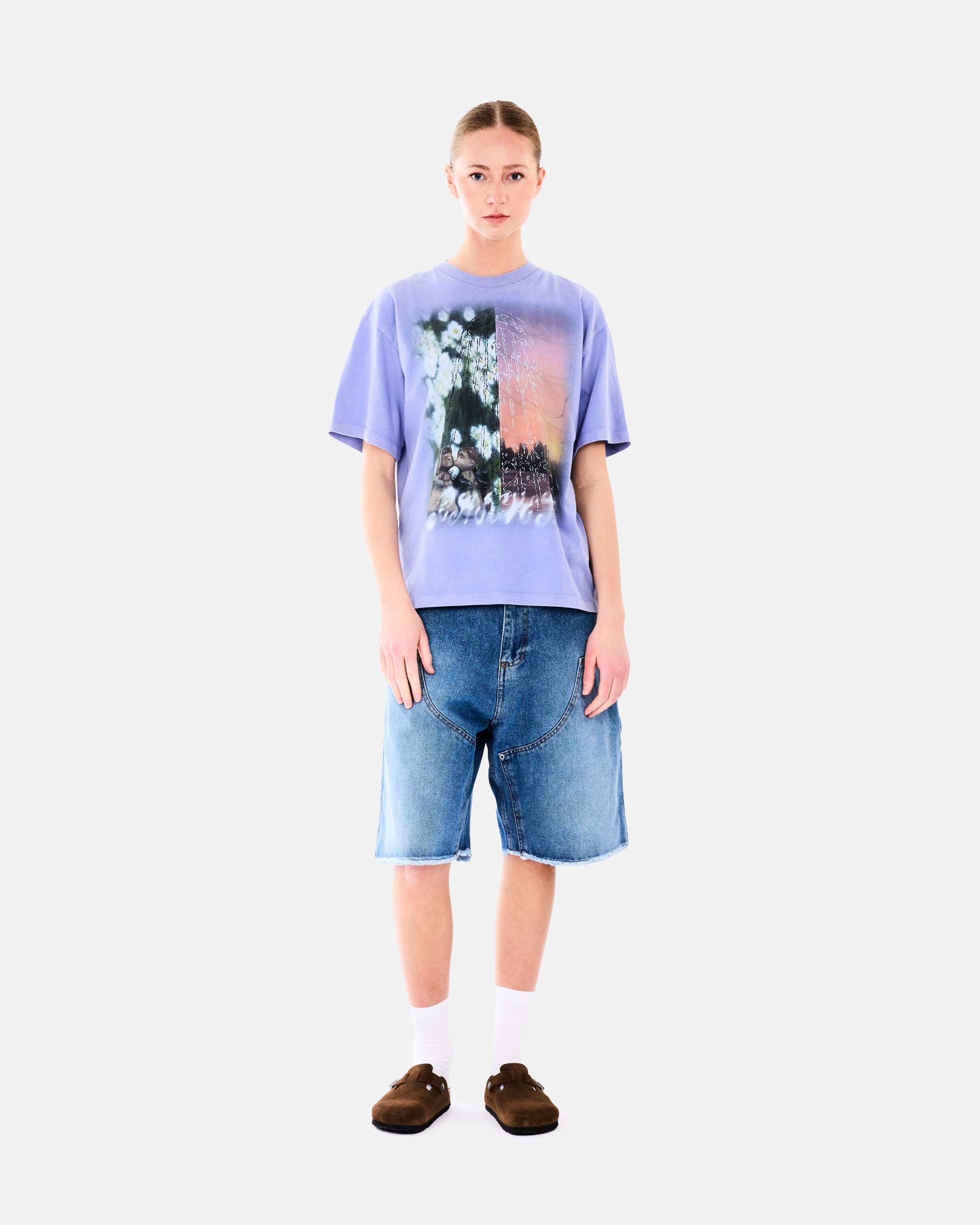 RASSVET KISS TEE SHIRT LILAC PACC18T005