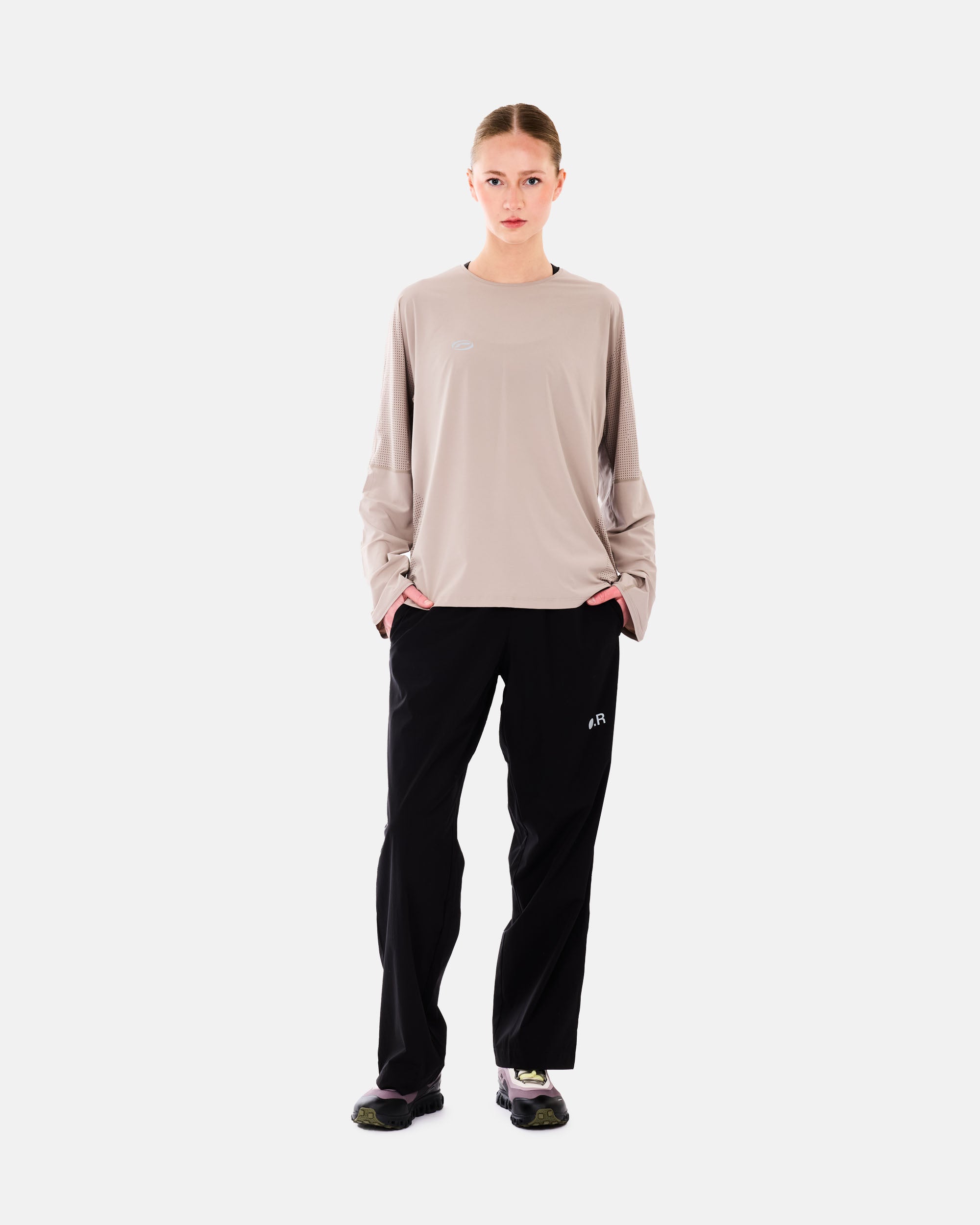 Optimistic Runners Perforated Longsleeve CAMEL PLS26CL