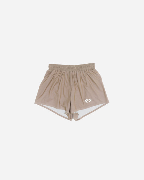 Optimistic Runners Perforated Shorts CAMEL PS26CL