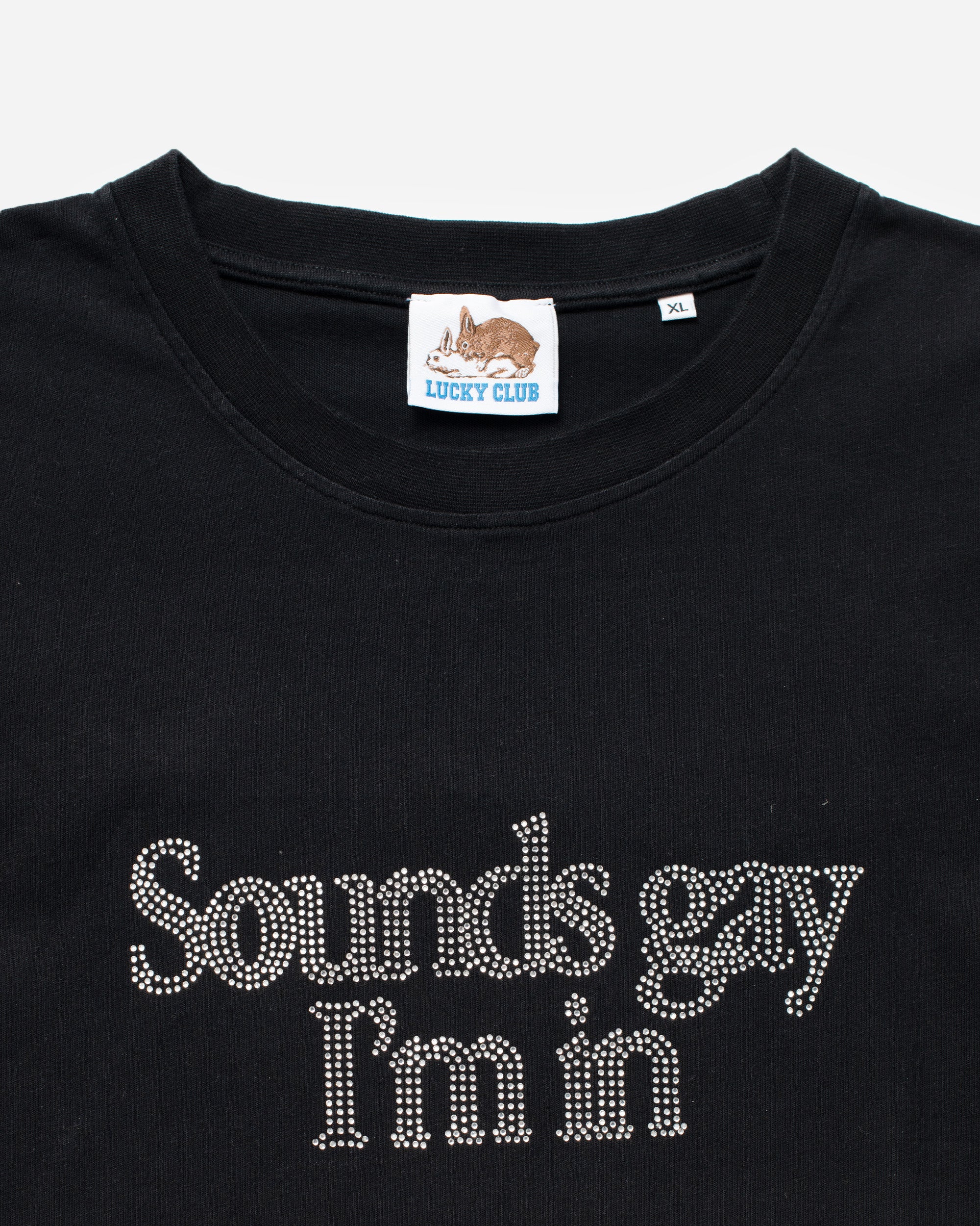 Carne Bollente Sounds Gay, I’m In Baby! Black SS26BT0103_Black