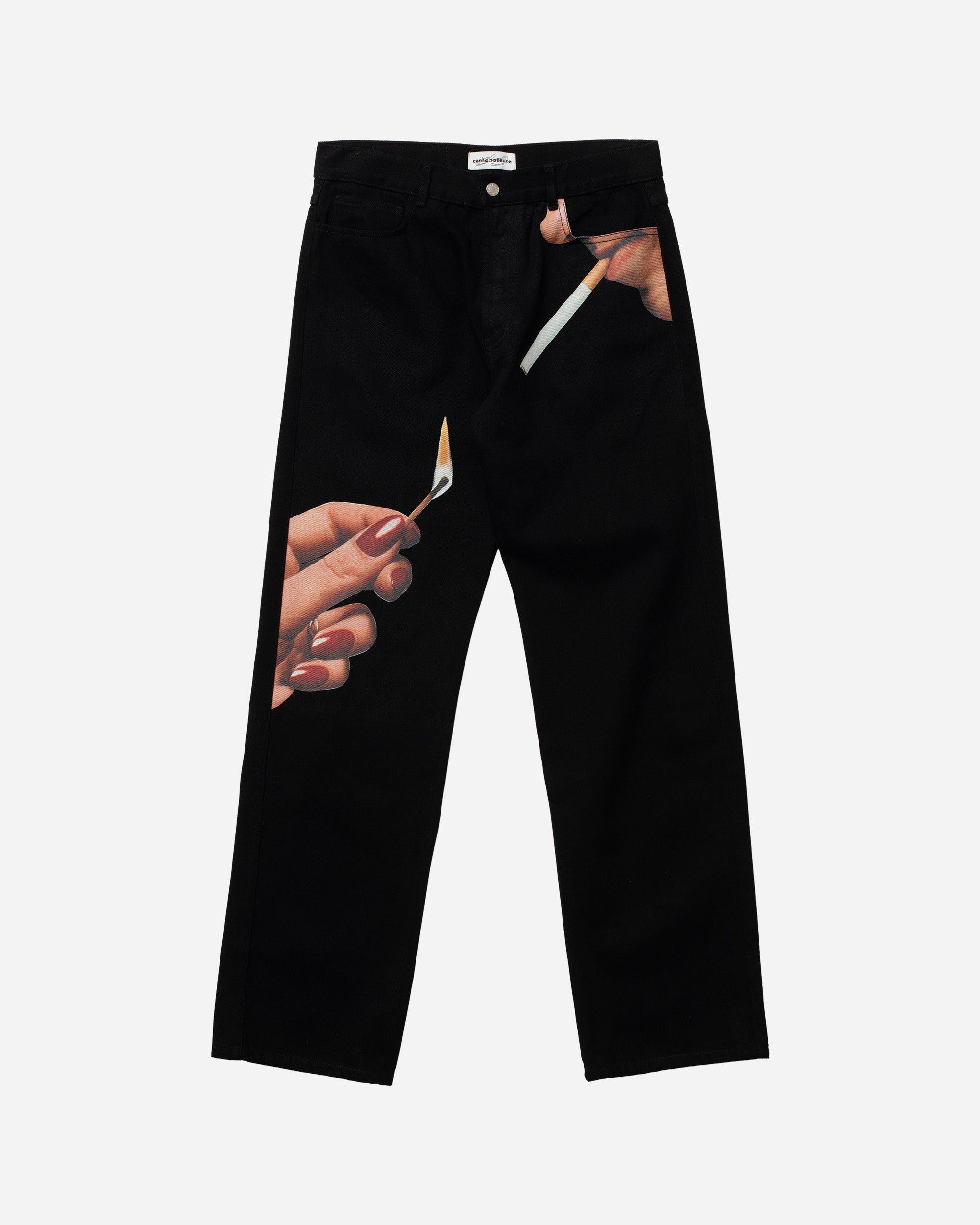 Carne Bollente Firecrotch OFF BLACK  SS26DP0202_Off-Black