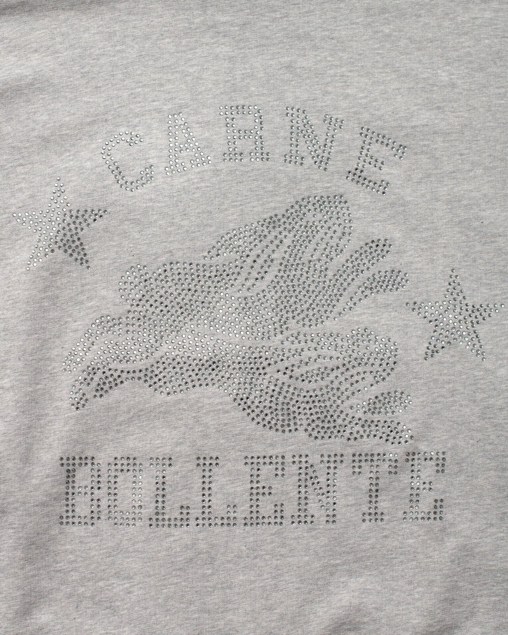 Carne Bollente Stars and Studs GREY & OFF RED  SS26ZHC0101_MG