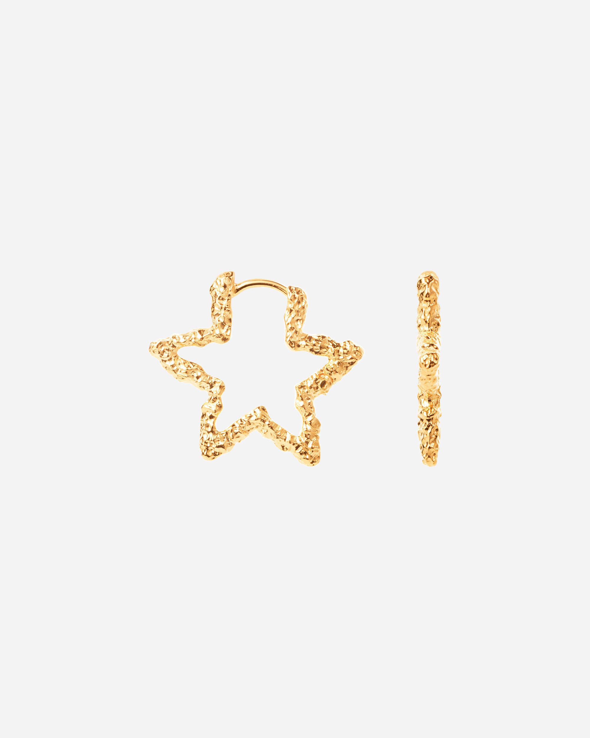 Star Sparkly Hoops
