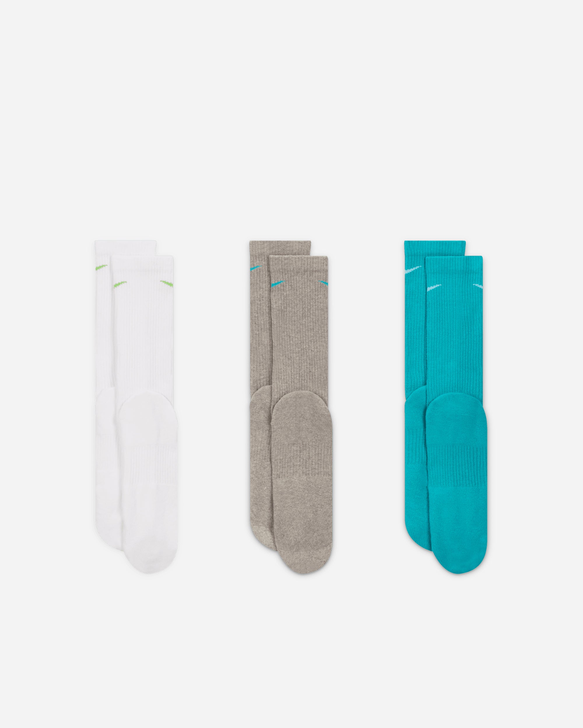 Nike Everyday Plus Cushioned Training Crew Socks (3 pairs) MULTI-COLOR SX6888-967