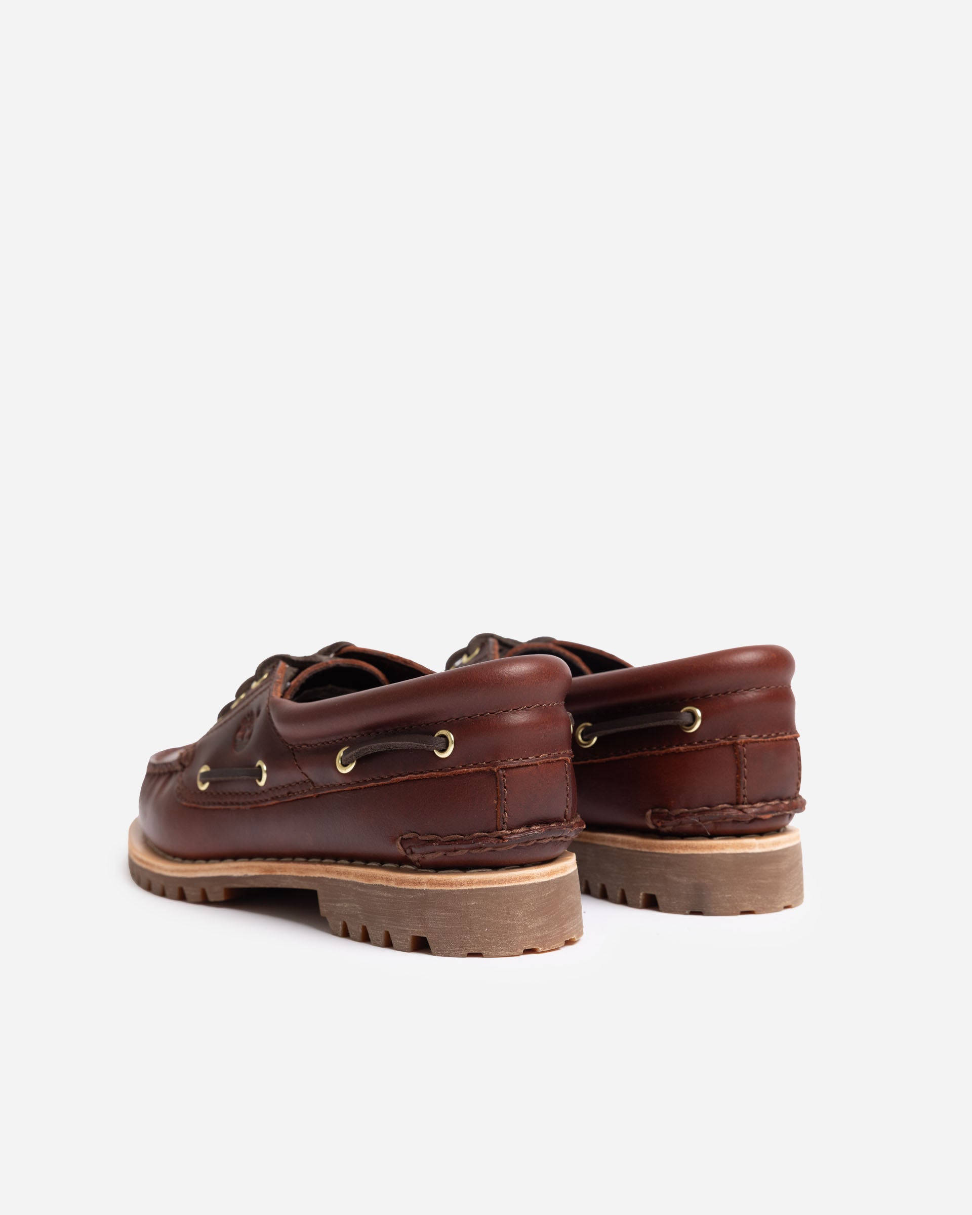 Timberland Noreen Authentic Boat Shoe ROOTBEER GRAIN LEATHER