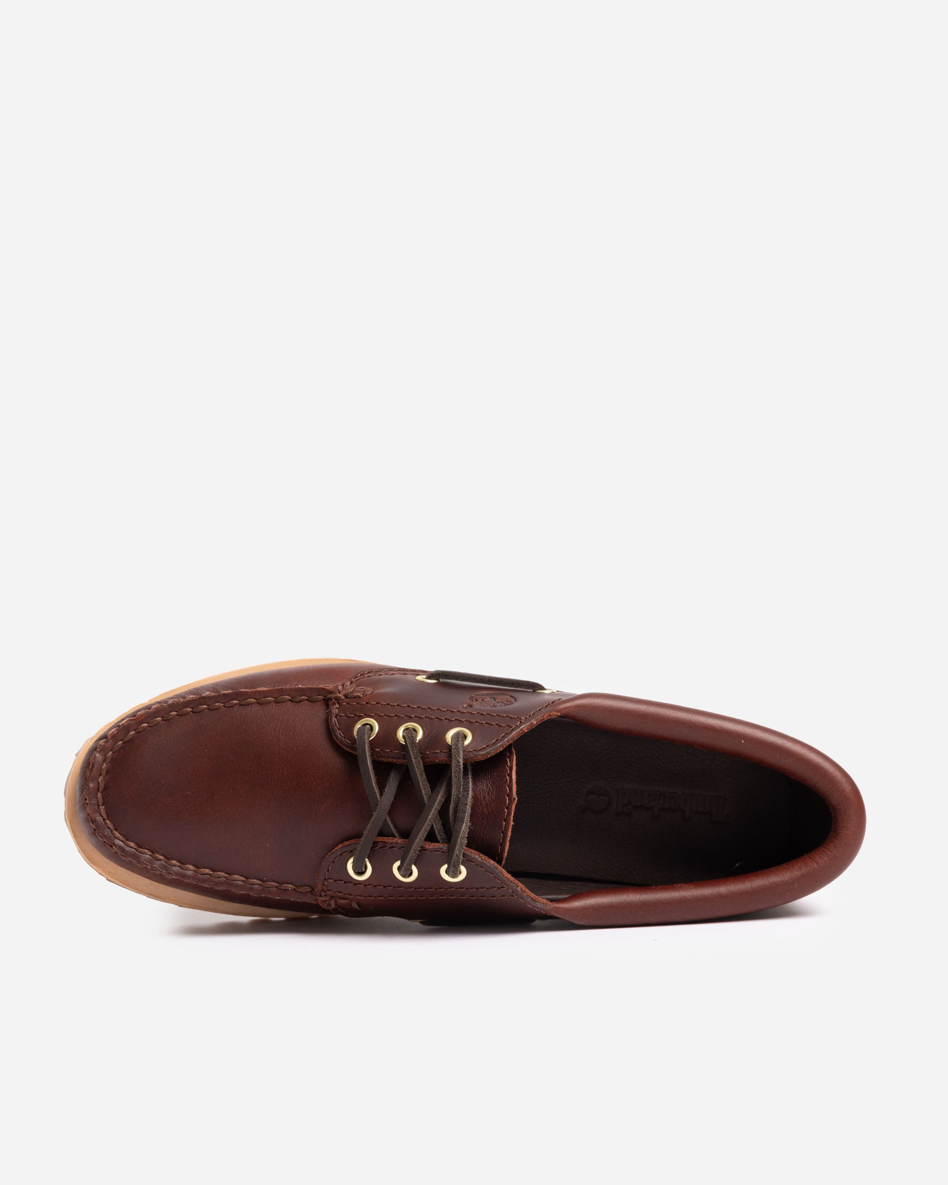 Timberland Noreen Authentic Boat Shoe ROOTBEER GRAIN LEATHER TB0A19VAD571