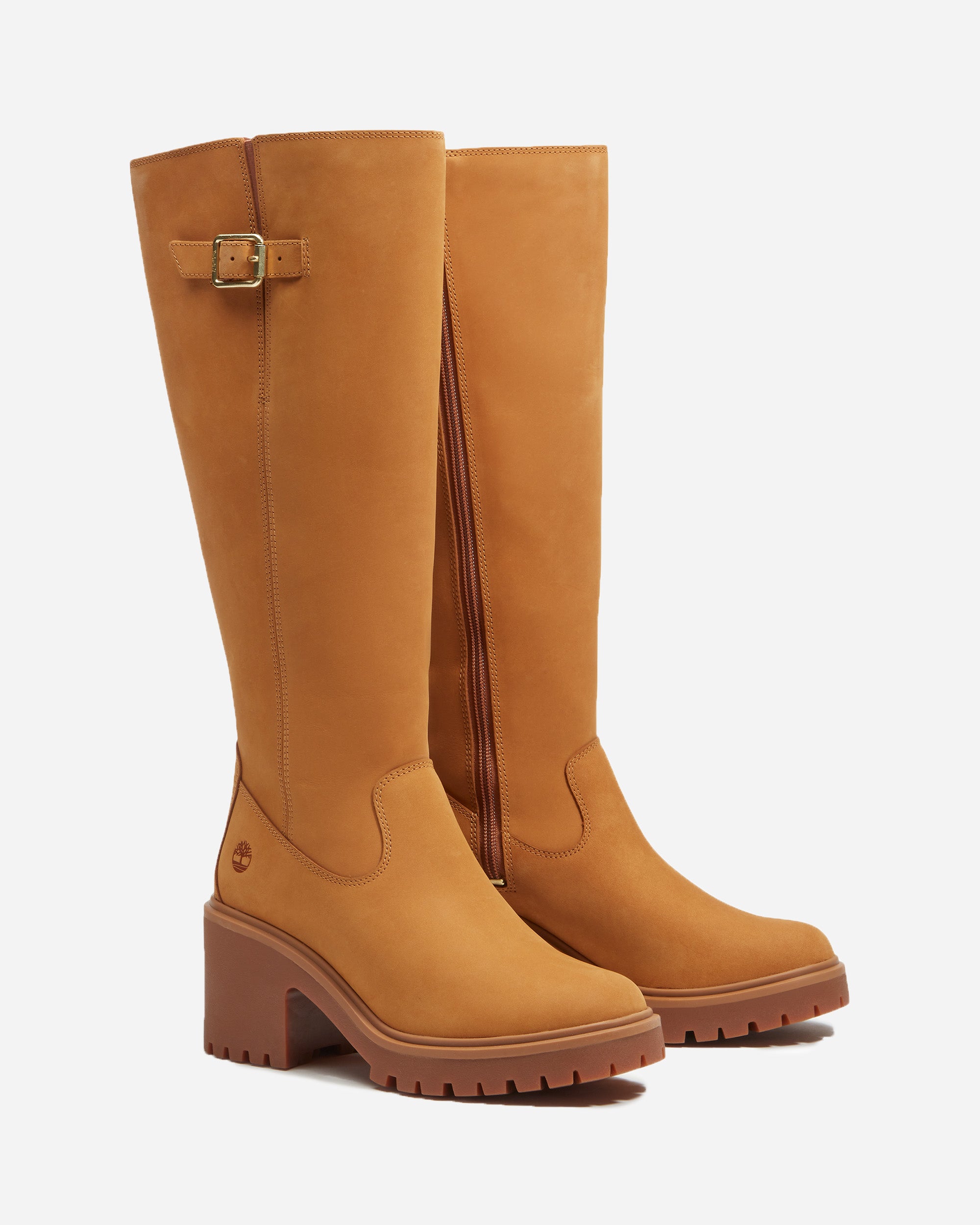 Timberland Tall Zip Up Boot BROWN TB0A2AZX7541