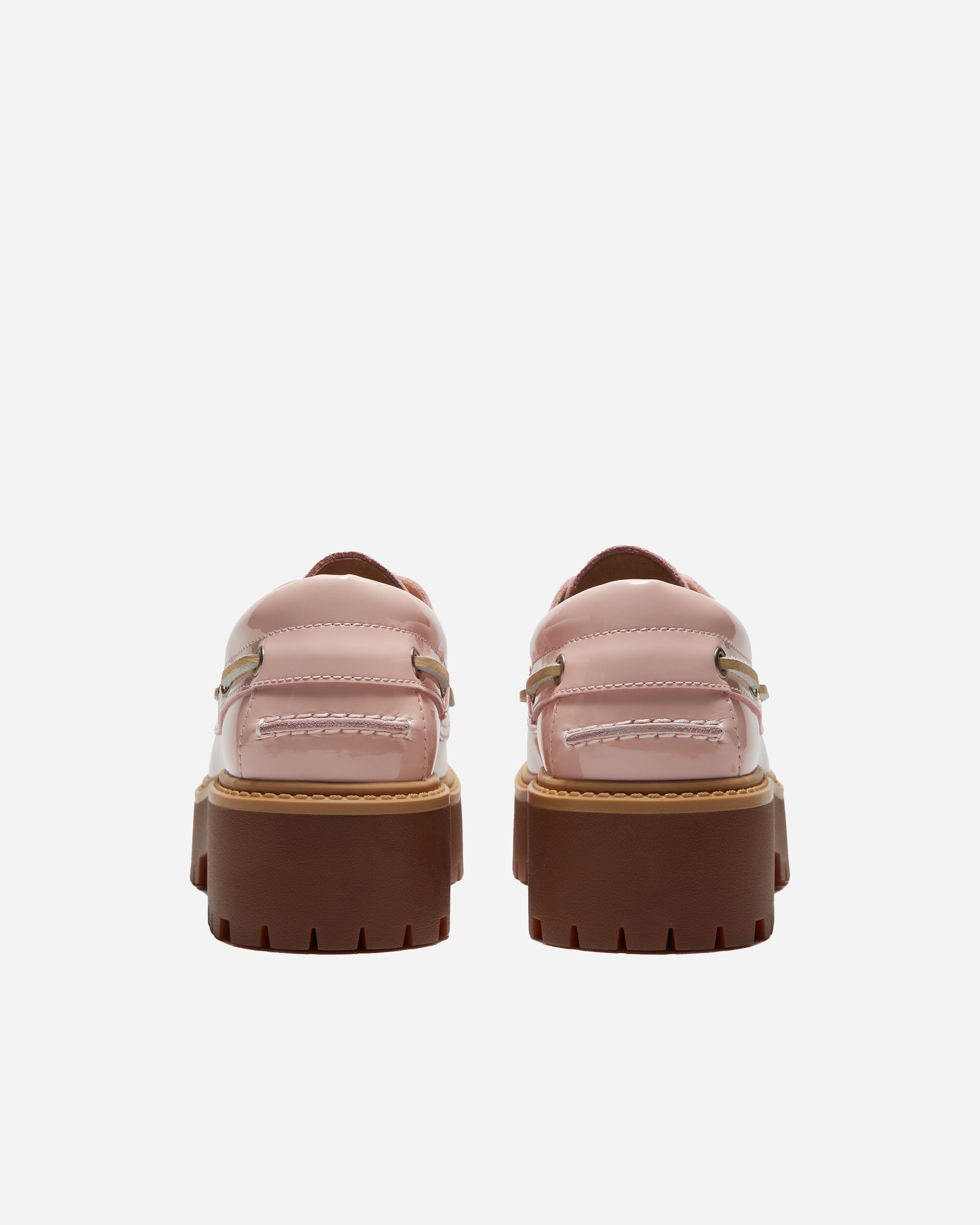 Timberland Stone Street Boat Shoe LIGHT PINK PATENT TB0A2GVFA5H1