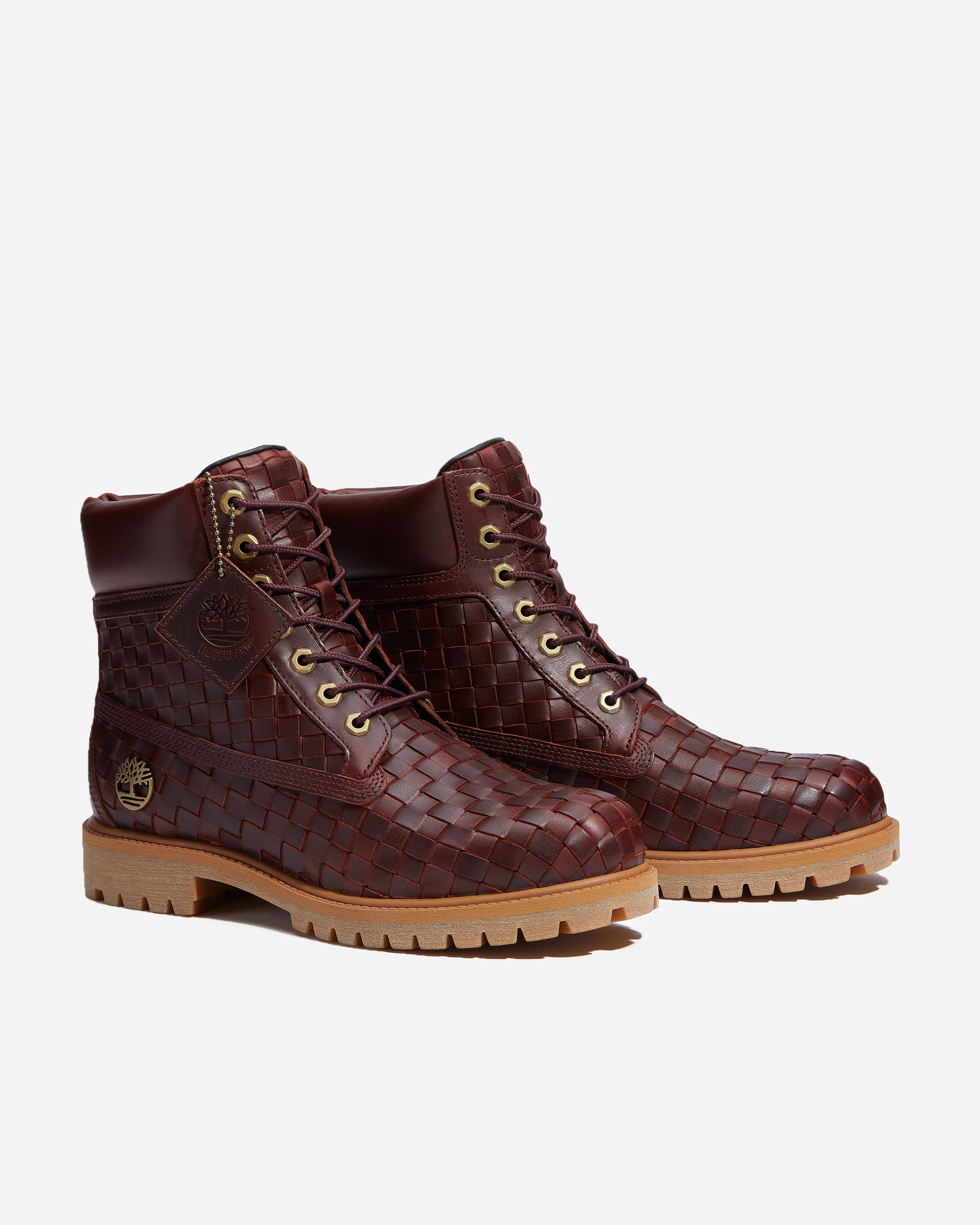 Timberland Premium 6-Inch Lace Up Boot BUR FG WOVEN TB0A6FD601W1