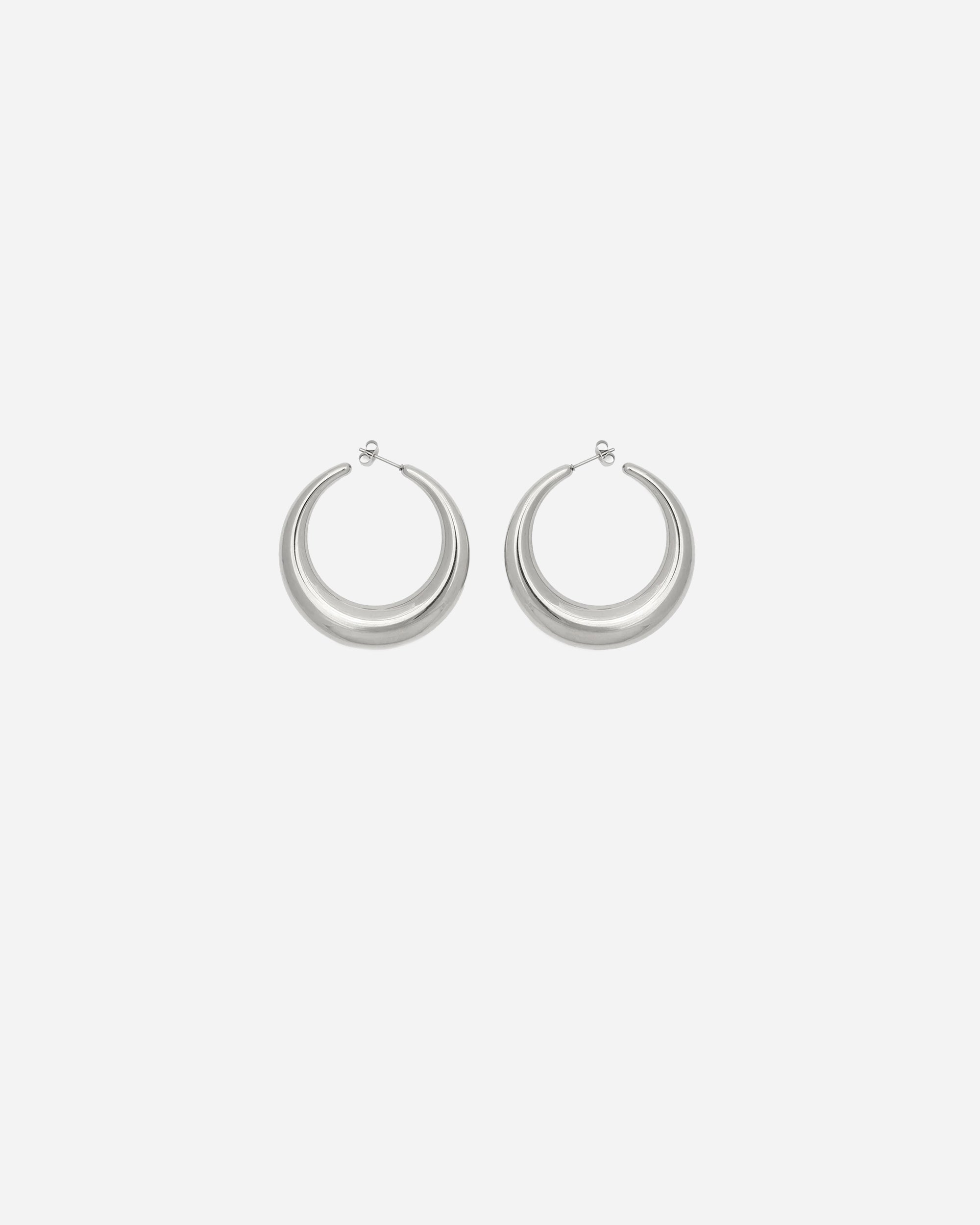 The Good Statement Delta Hoops Silver TGS-A-15