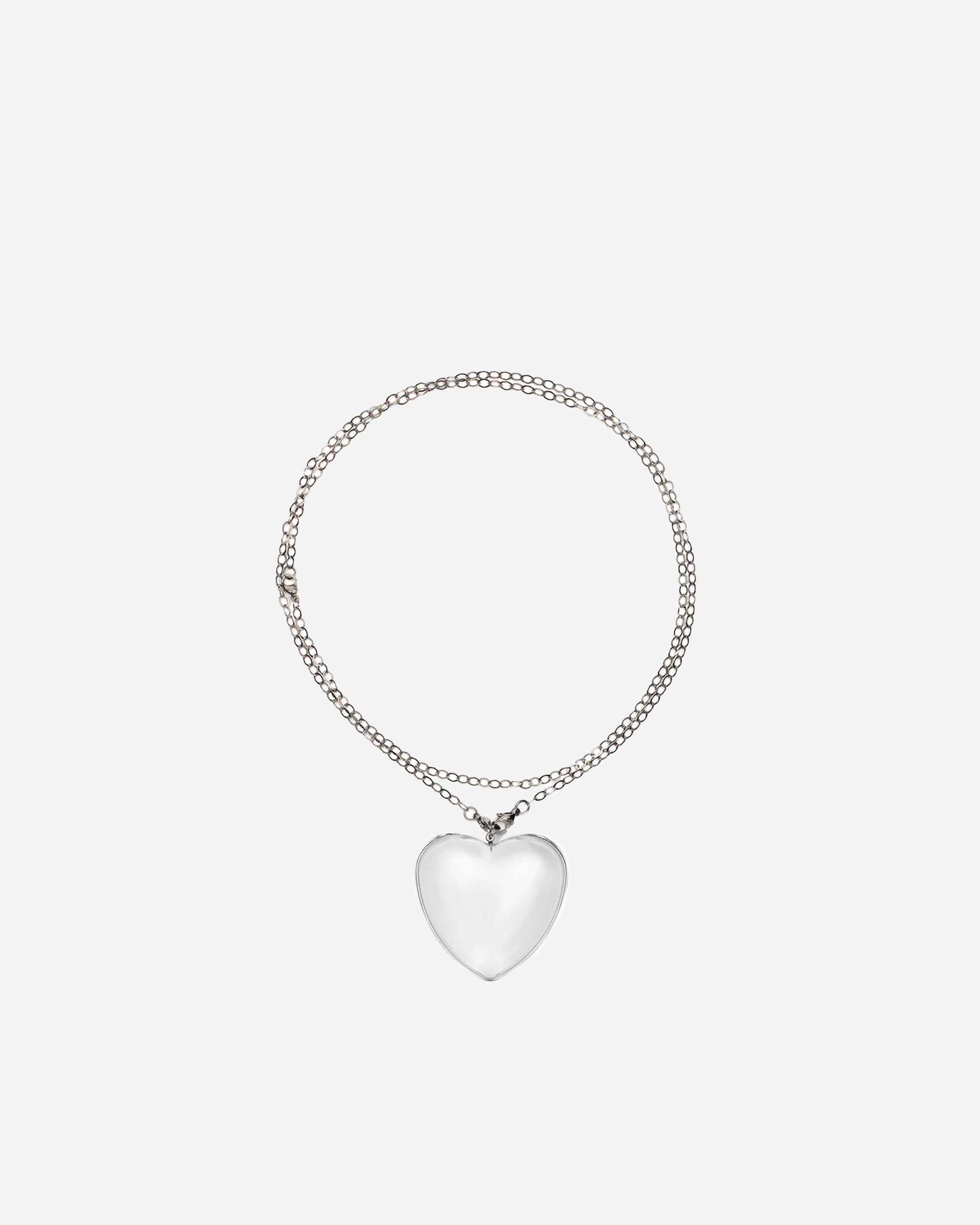 The Good Statement Small Heart Necklace Clear TGS-A-25